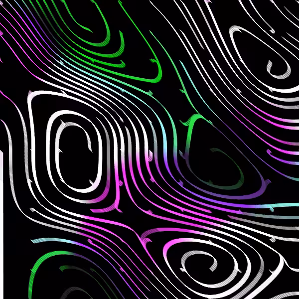 Drawing with ribbons #2