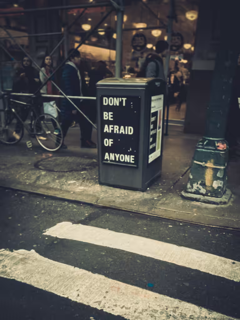Don't be afraid