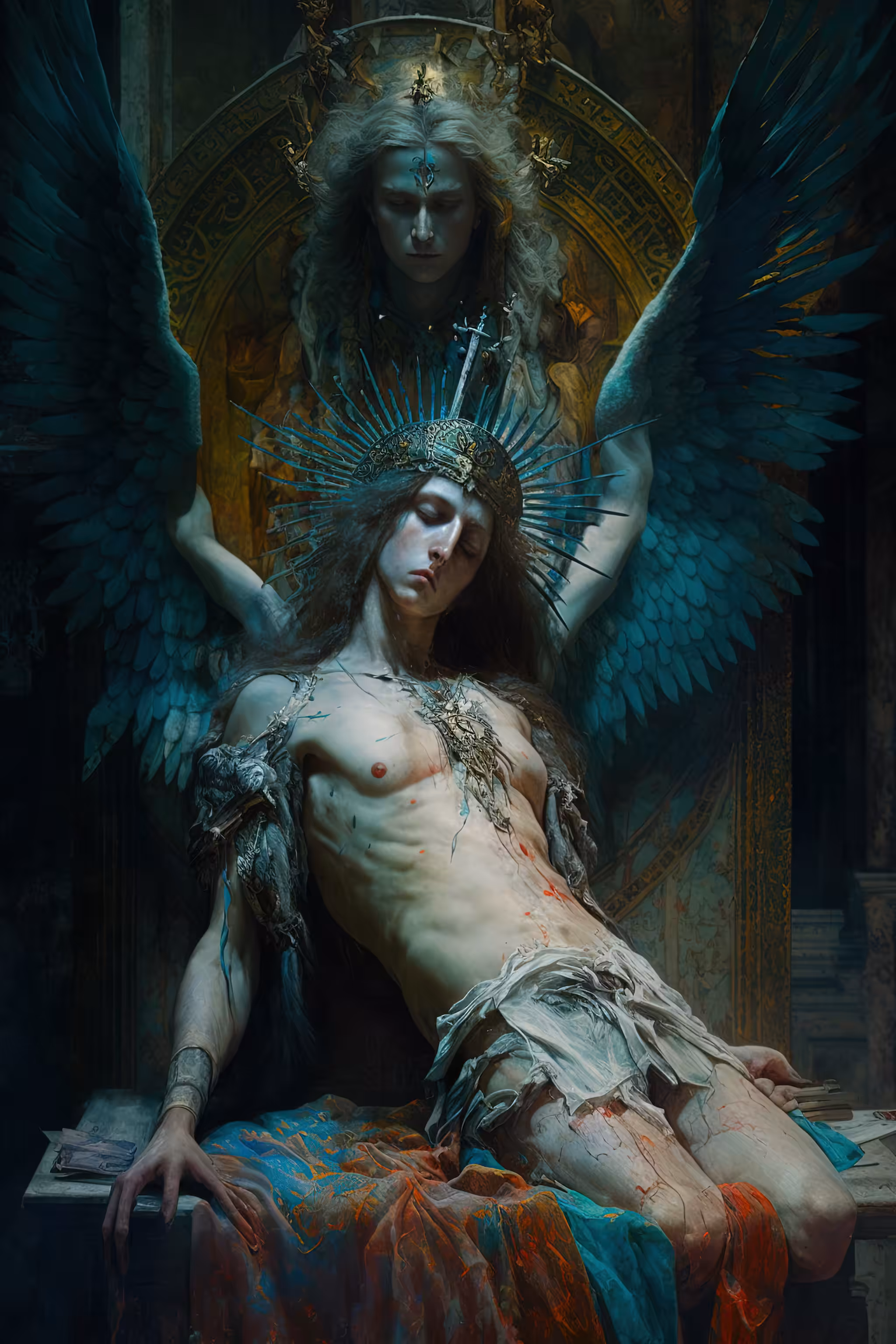 Martyr's Journey' series: Martyr in the altar