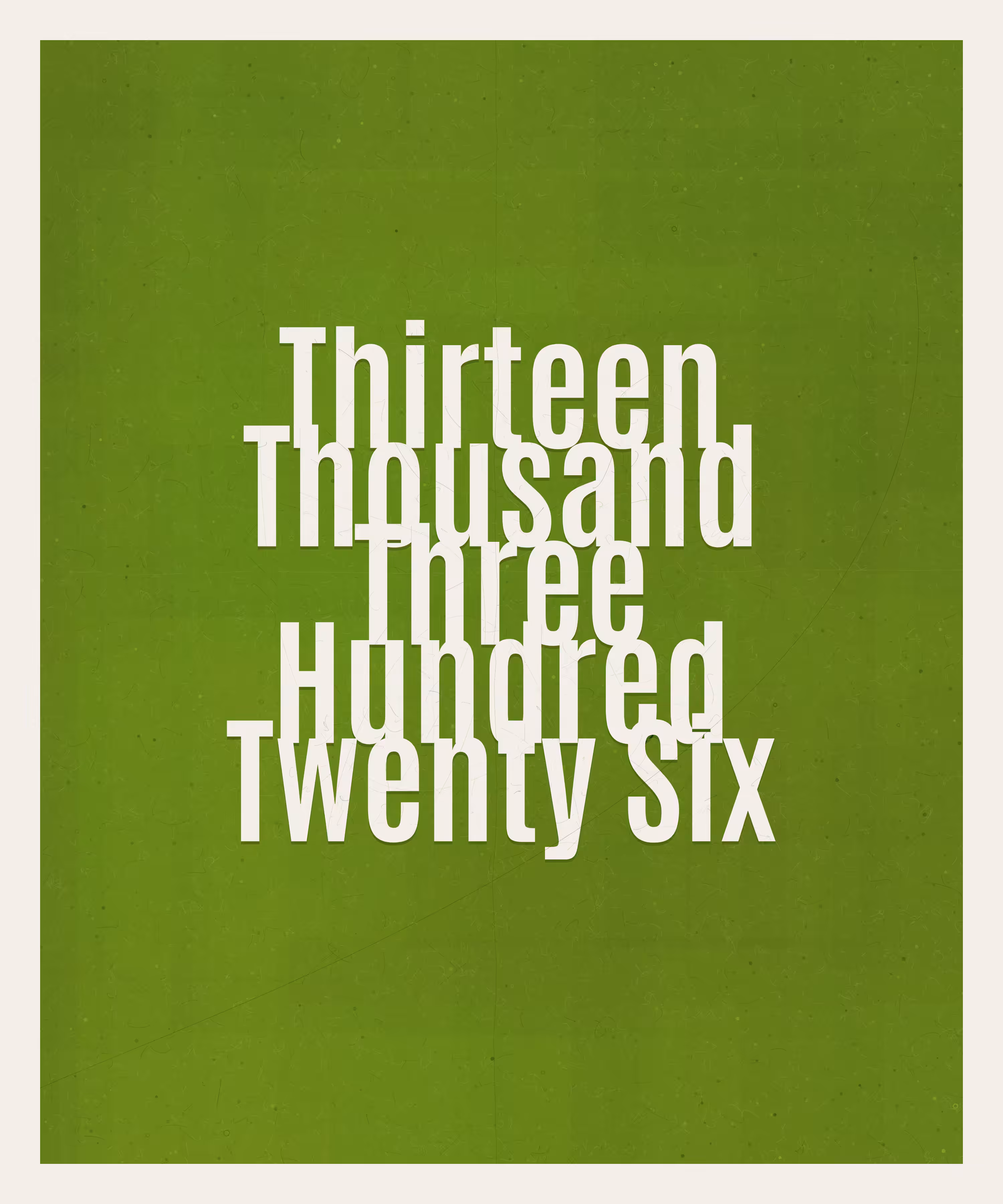 Count #13326