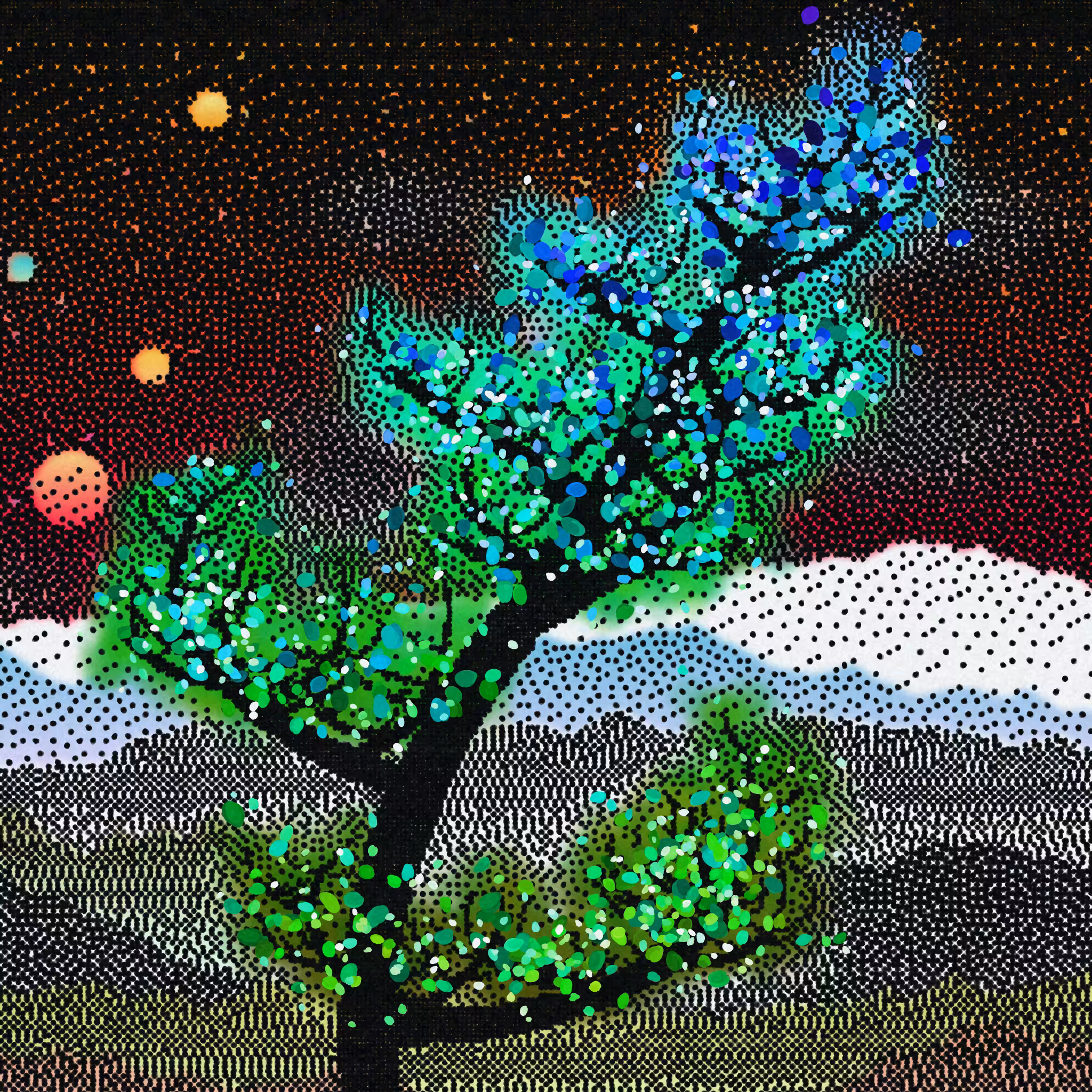 Dithered Branches #54