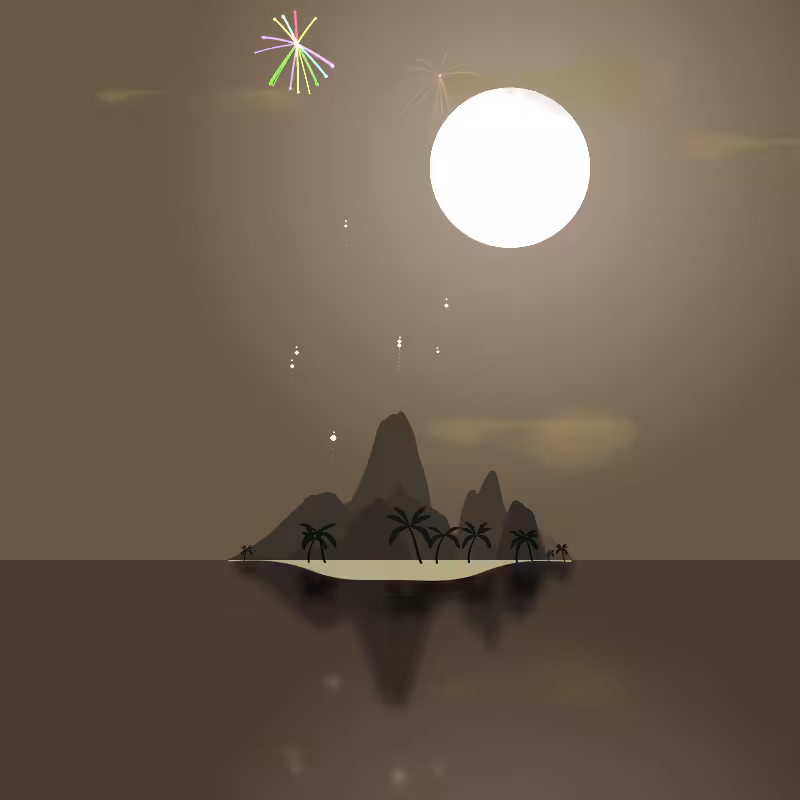 Fireworks Island #68