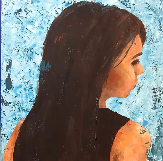 Blue girl 5