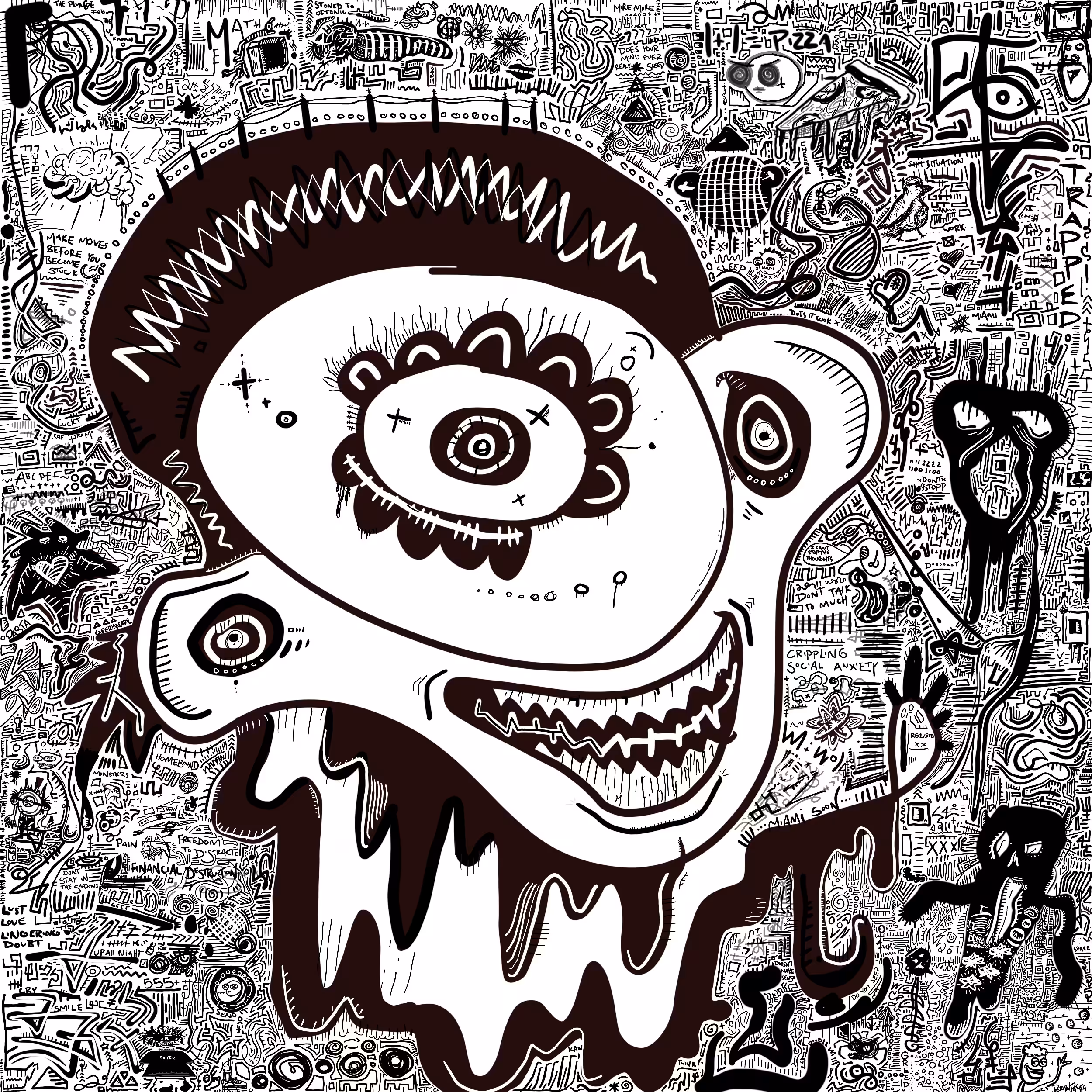 Delirium set in