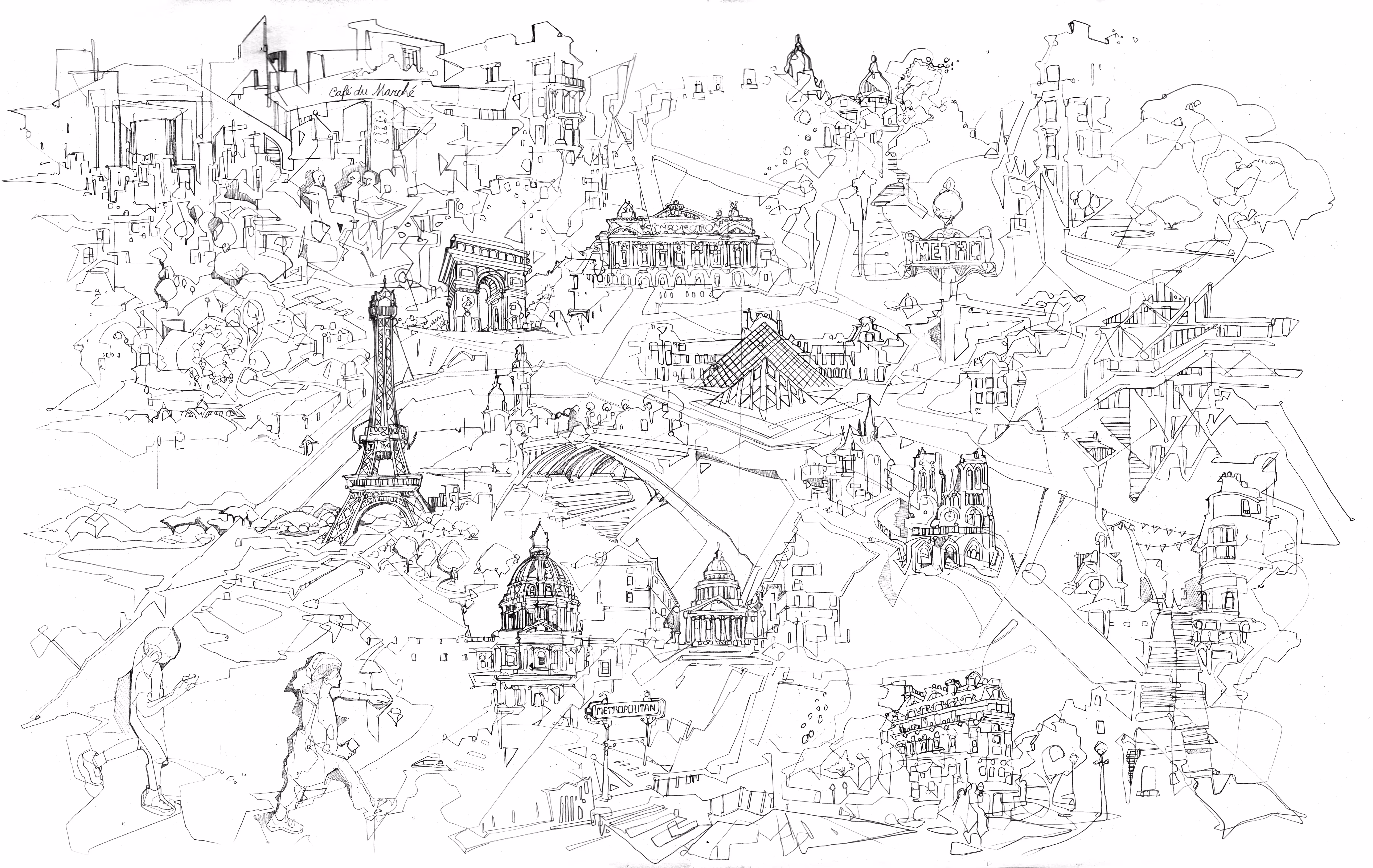 Sketch for a Map of Paris