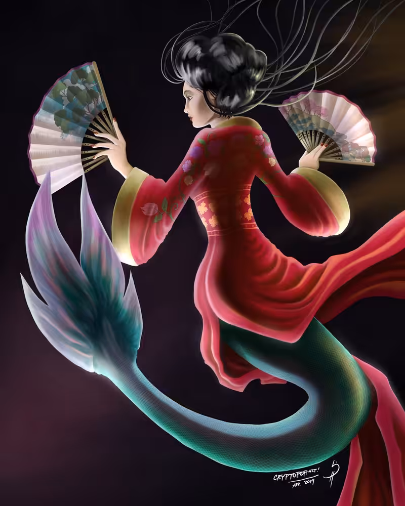 Kabuki Mermaid