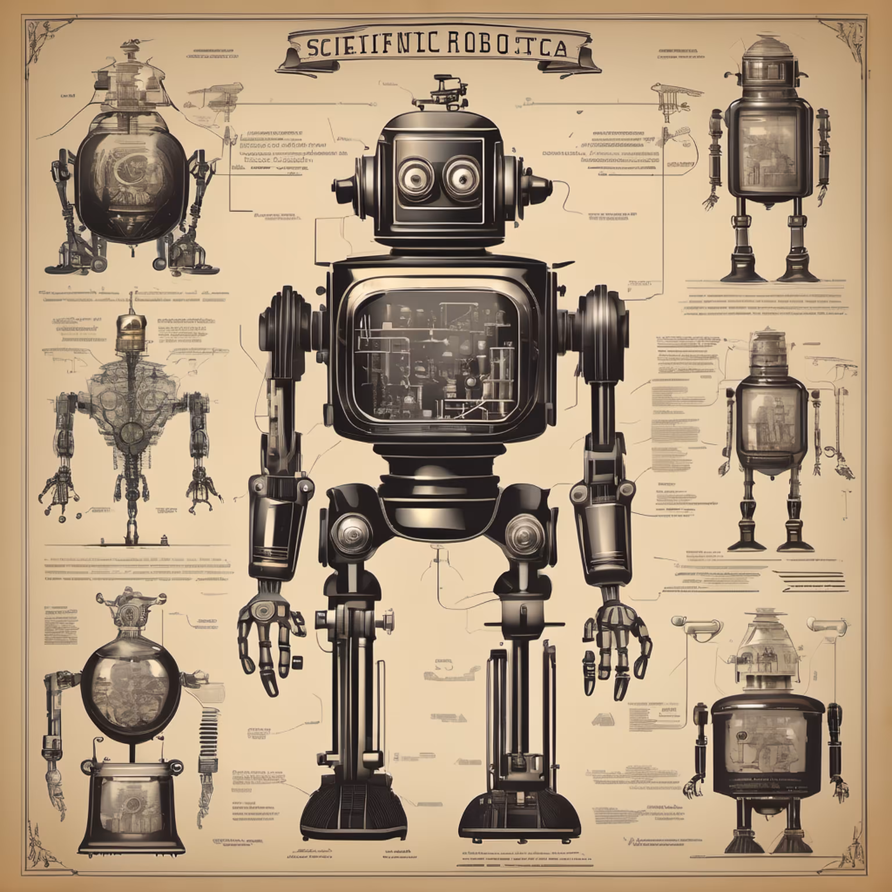 STUDIES ON ROBOTS - 19TH CENTURY #18