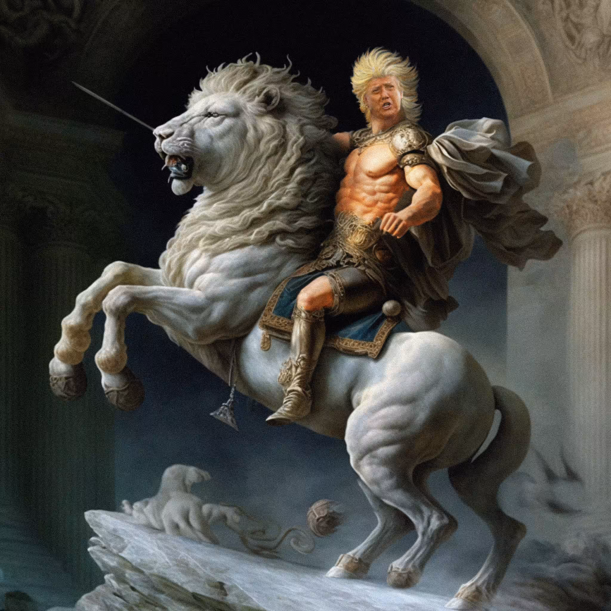 GOOD SER DONALD, A PERSONIFICATION OF THE REALM OF ALTERNATIVE FACT