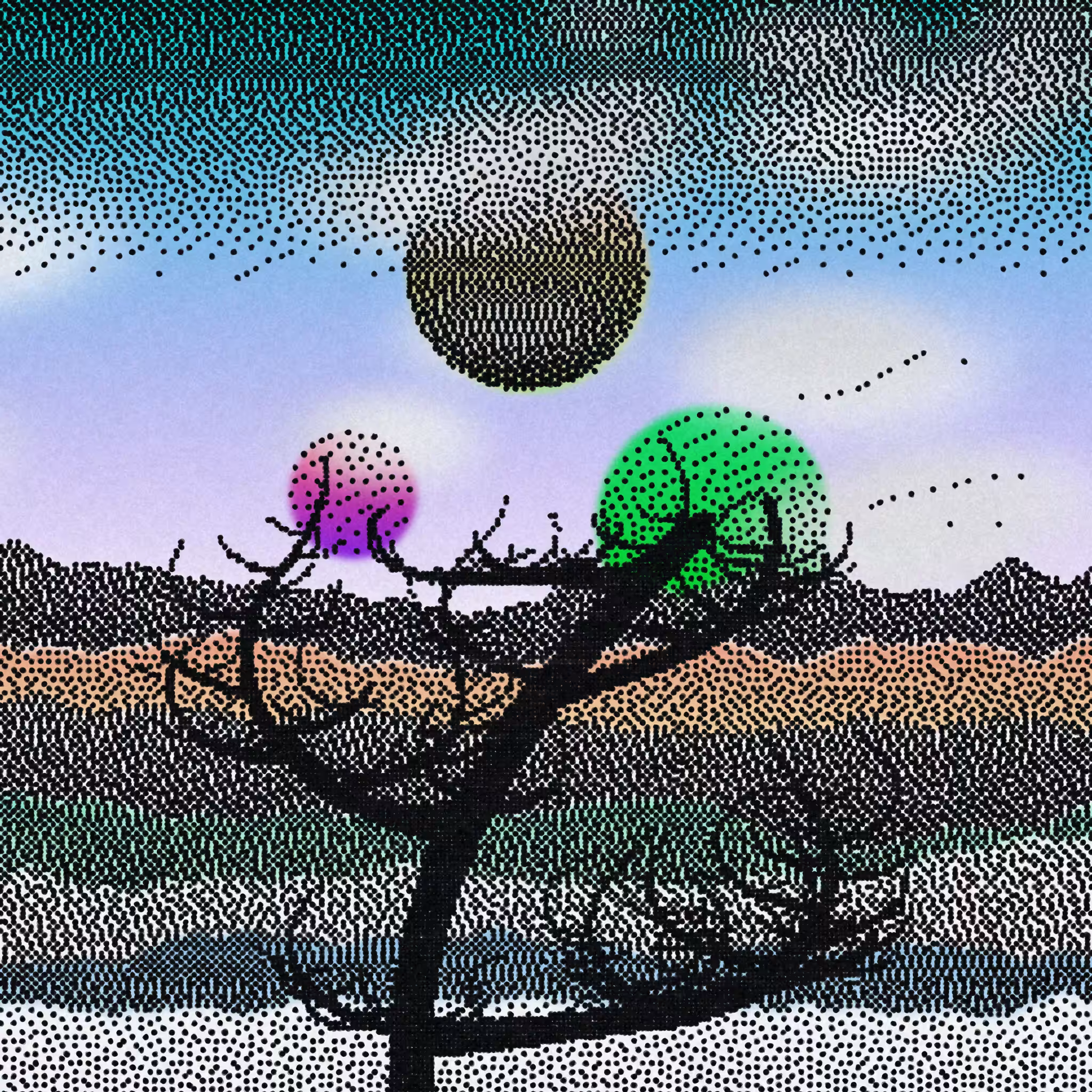 Dithered Branches #56