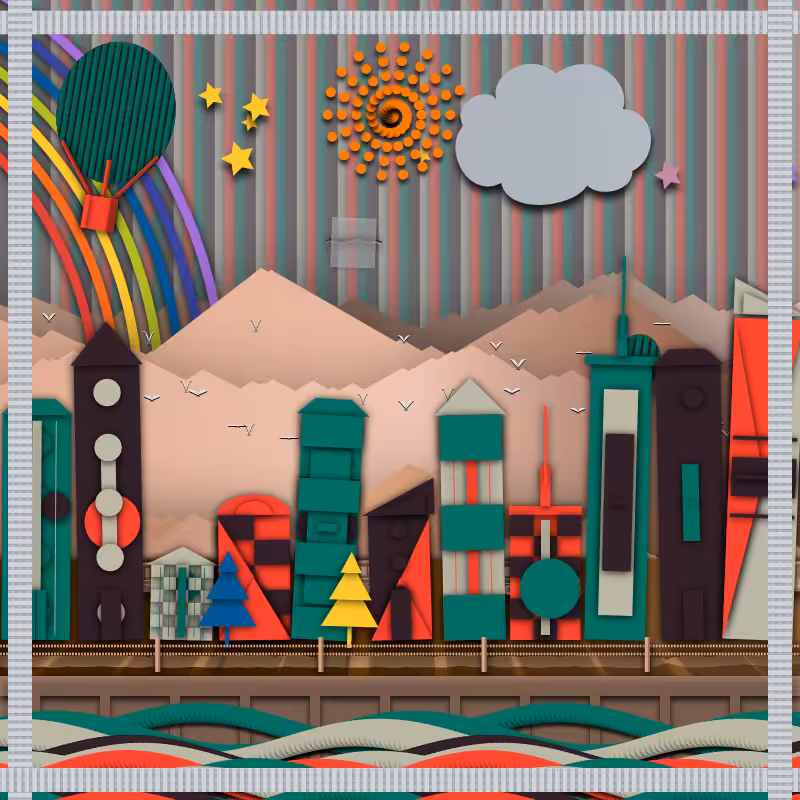 Paper Art 2.5D #99