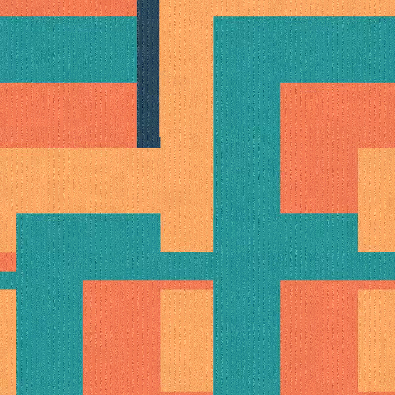 Rectangular Abstract Painting #186