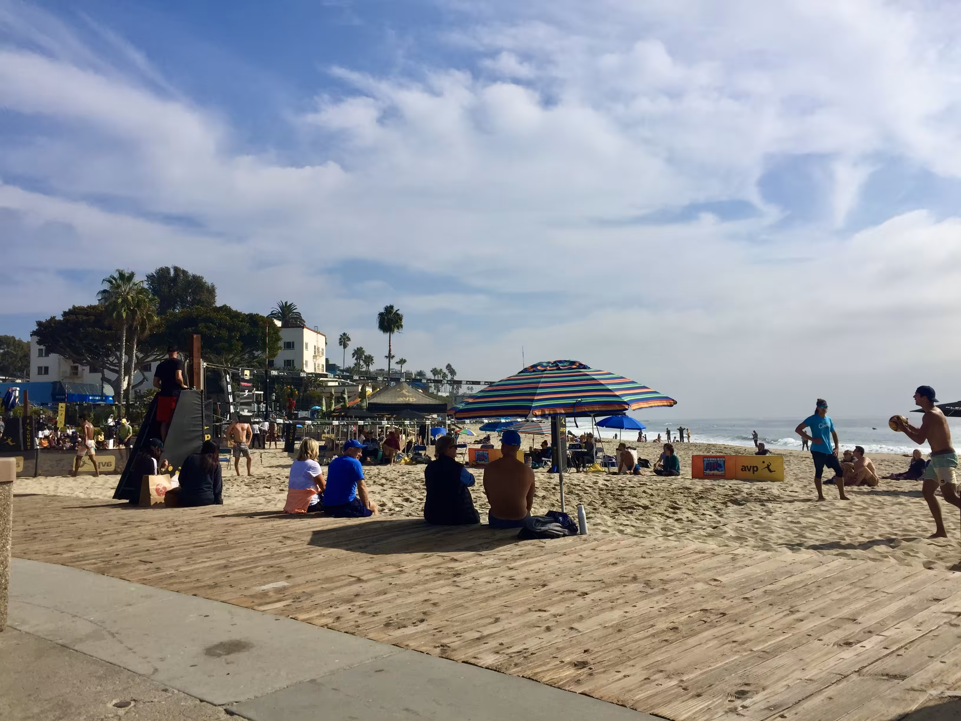 Main Beach volleyball
