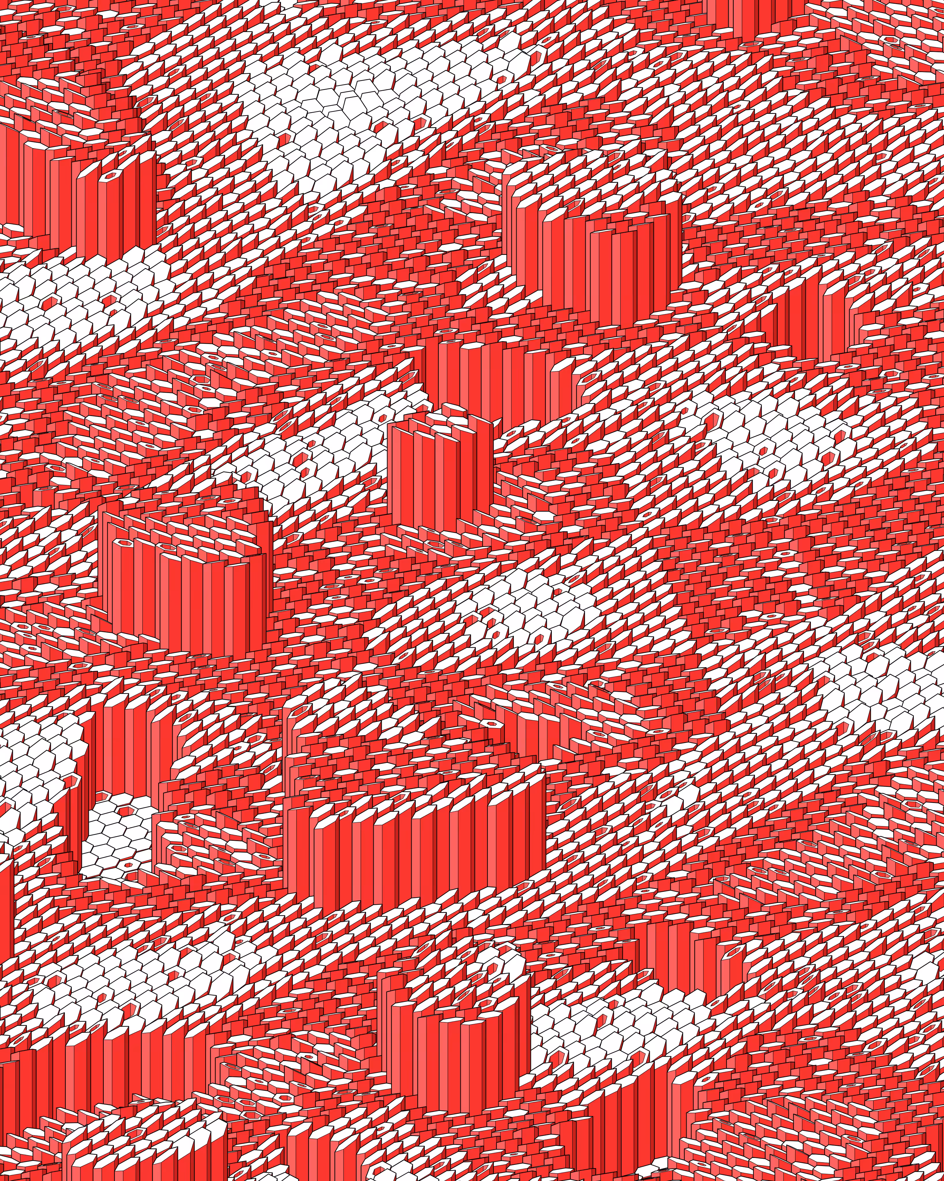 Hexagones Landscape #117