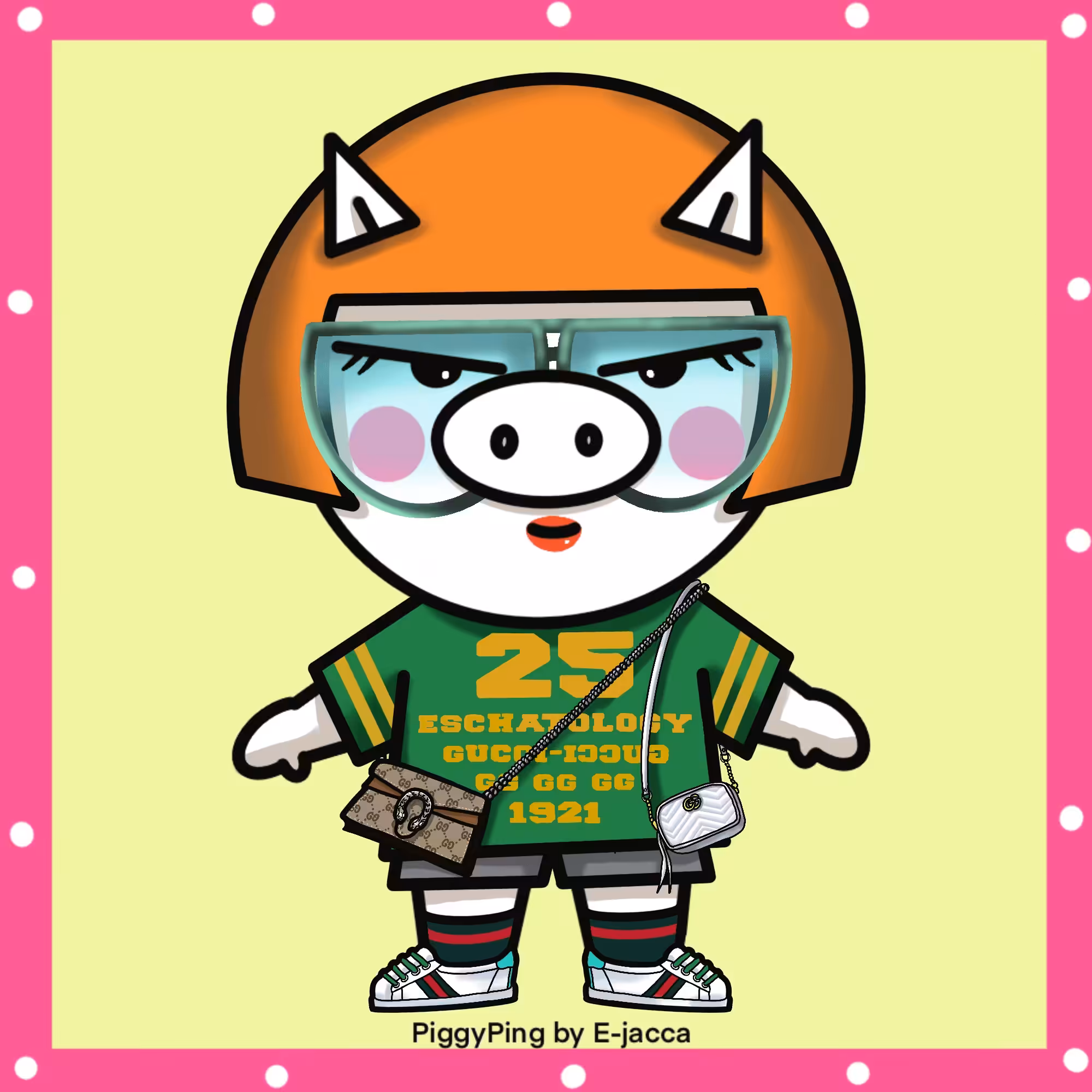 E-jacca_NFT_PiggyPing & GUCCI 2