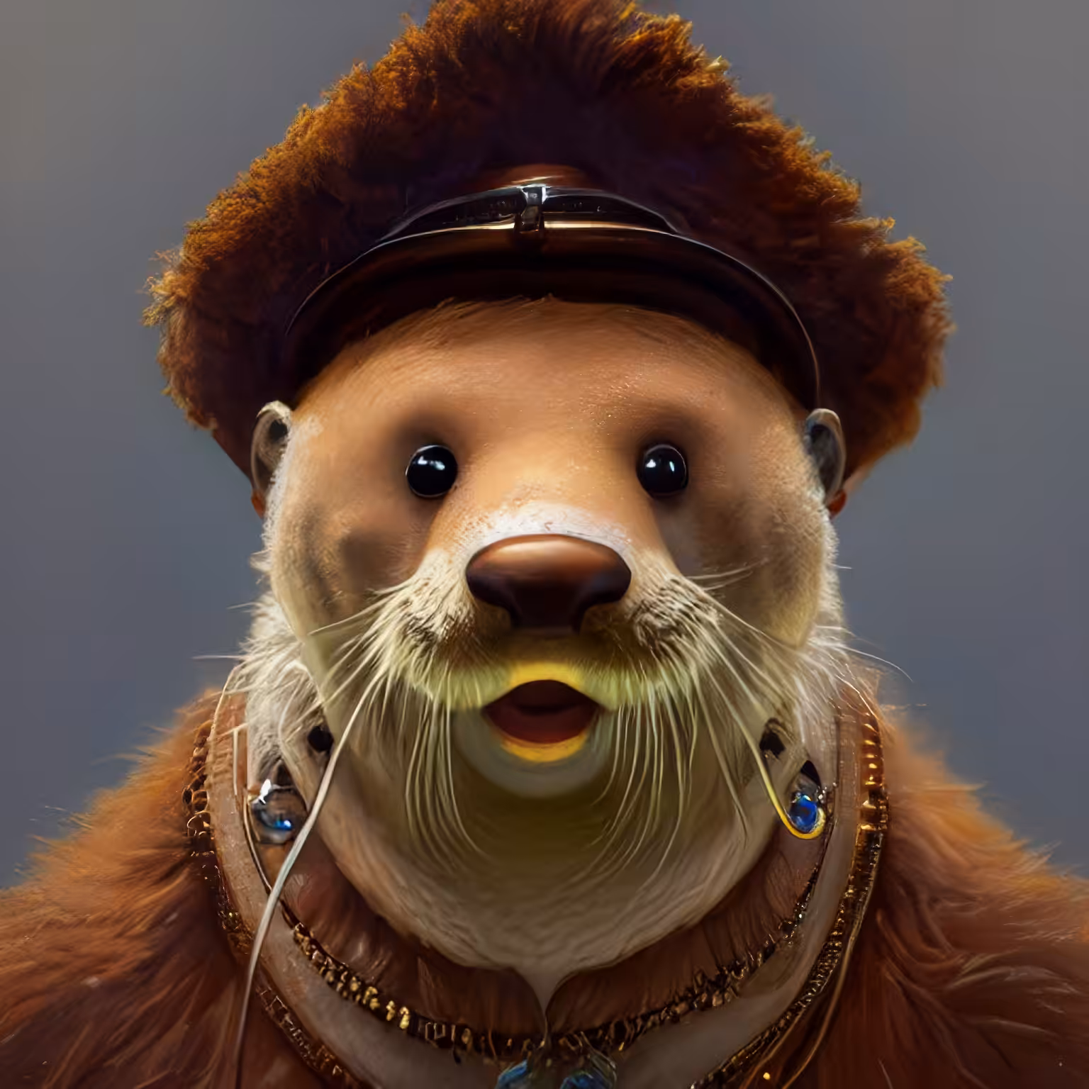 Adorable Furry Creature Collection: Furry Otter 0654