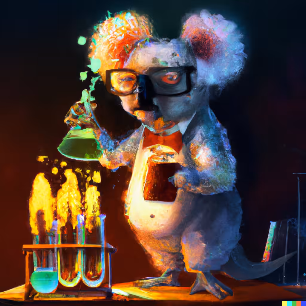 Mnie Mad Scientist Koala #16