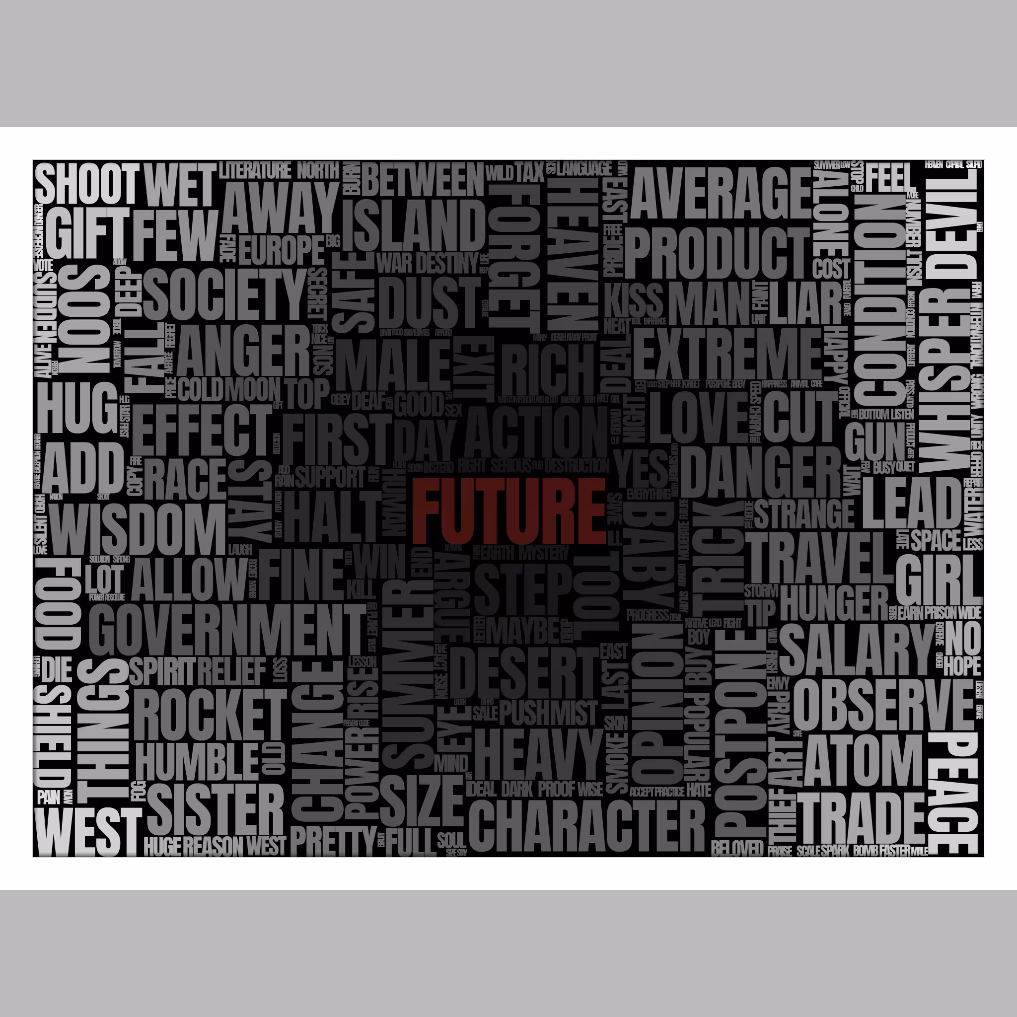 ONE WORD (Ed.1) #114