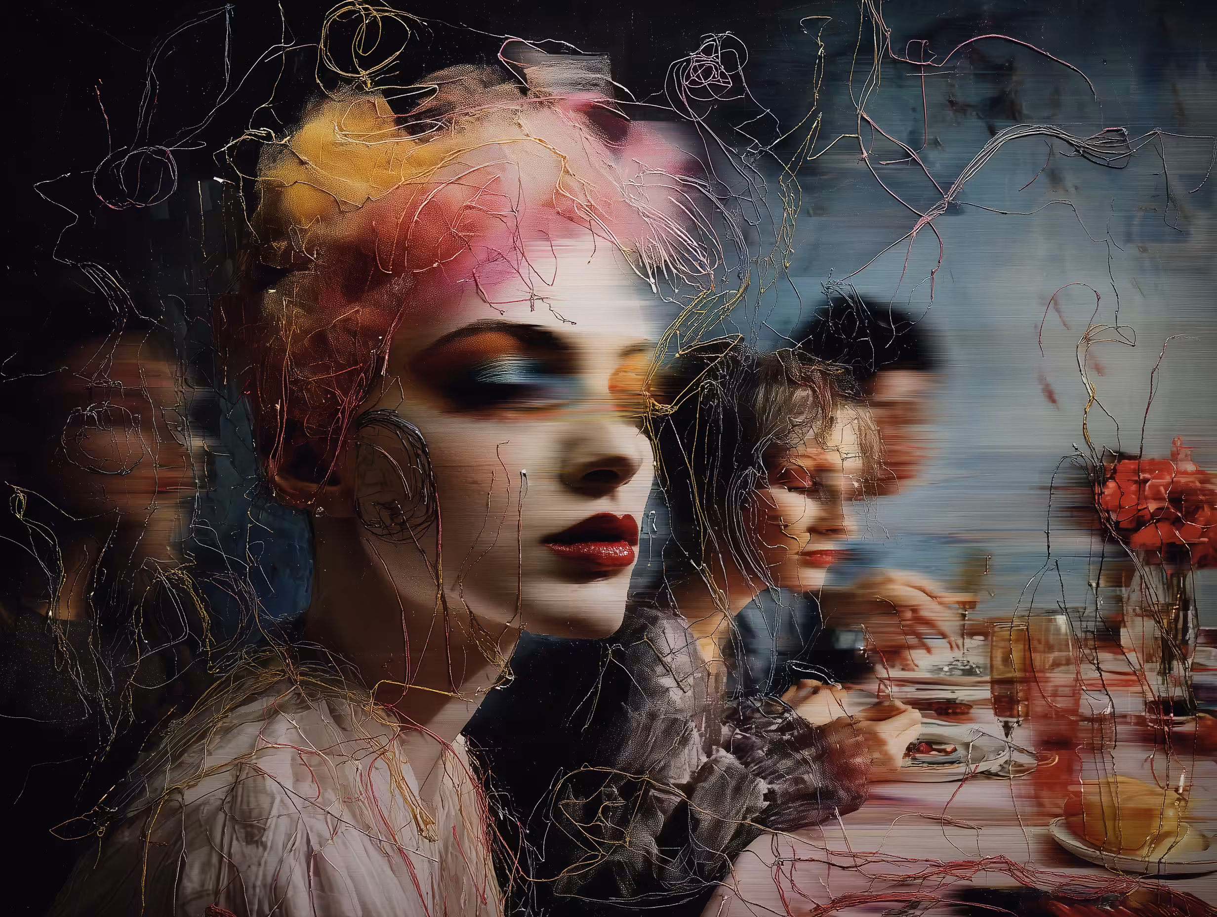 Stitched Into the Background