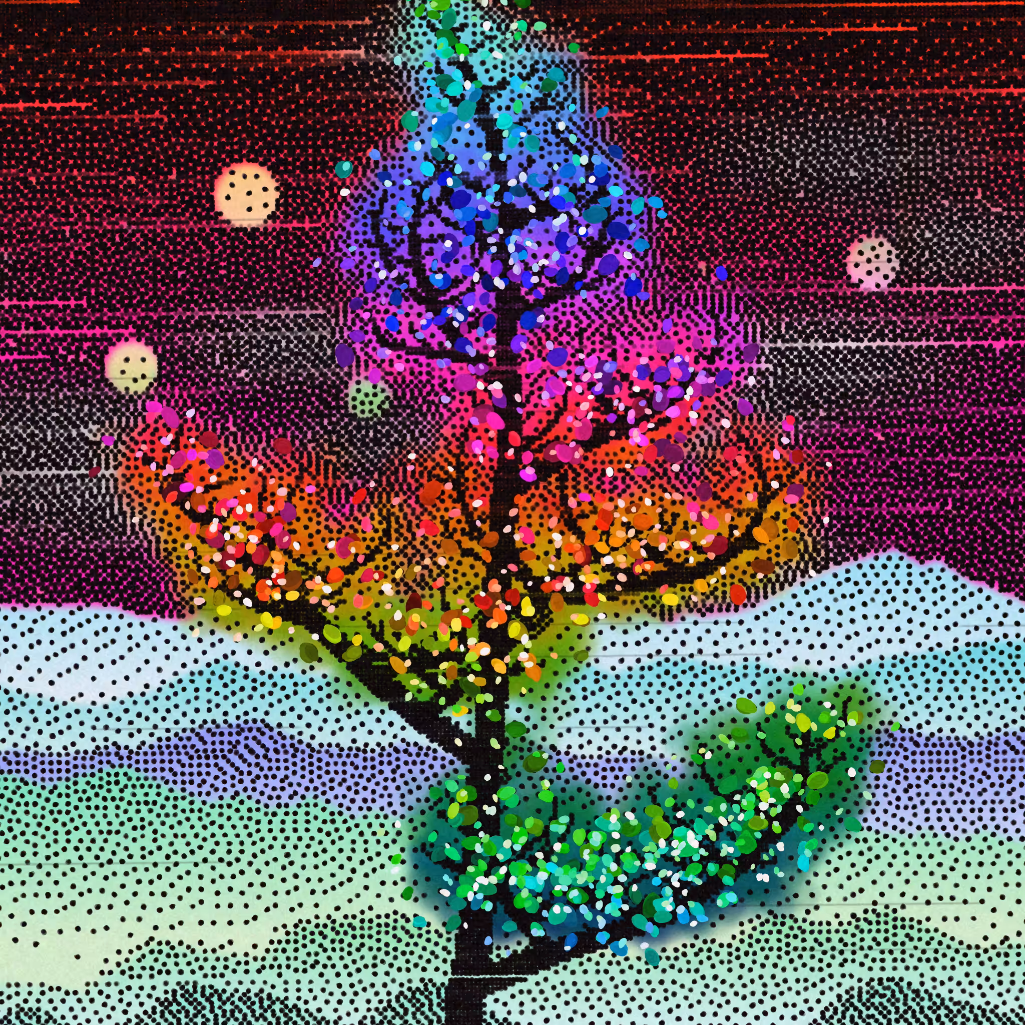 Dithered Branches #108
