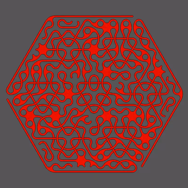 Threefold Symmetry - Dark Variations #489