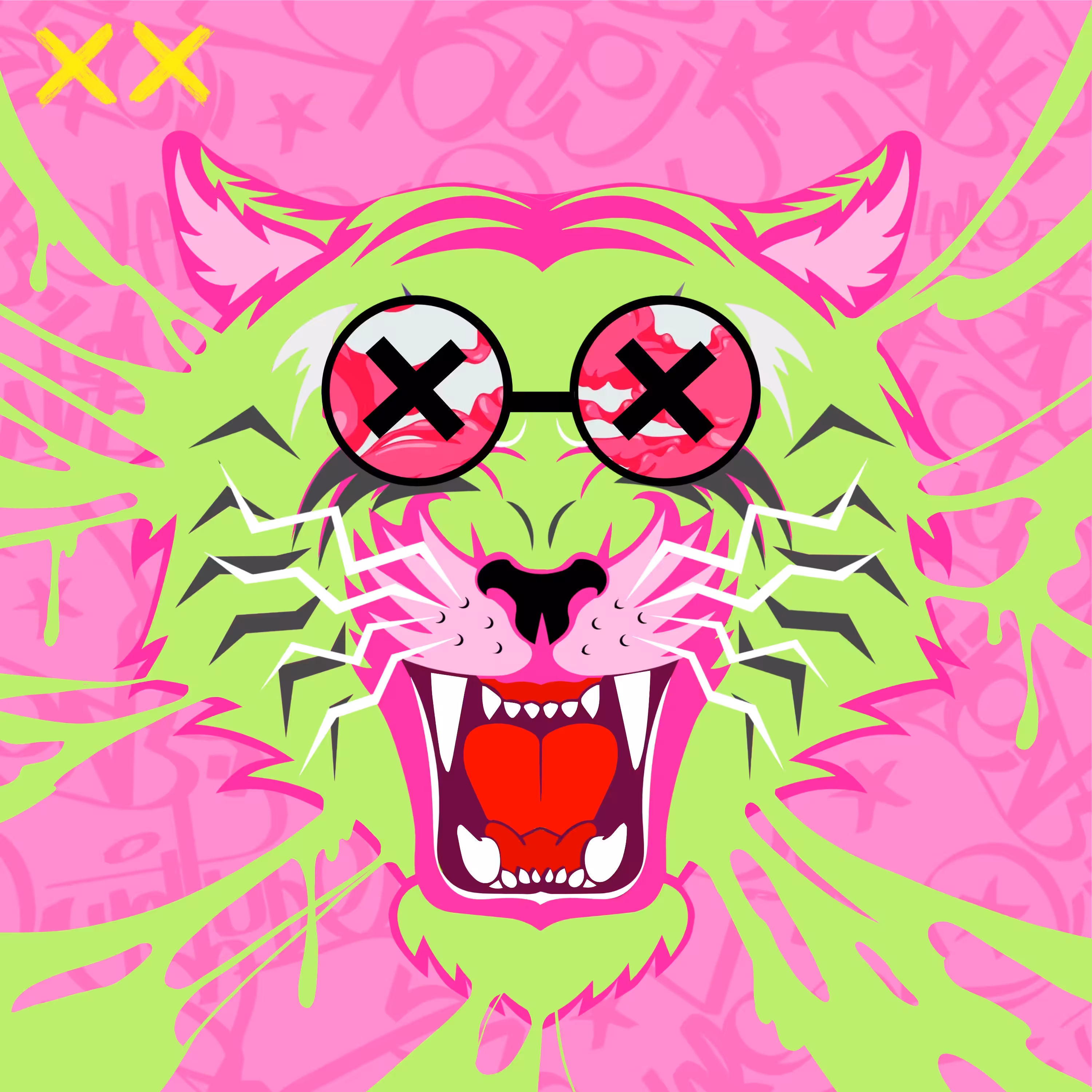 CRYPTO TIGER FACE #43