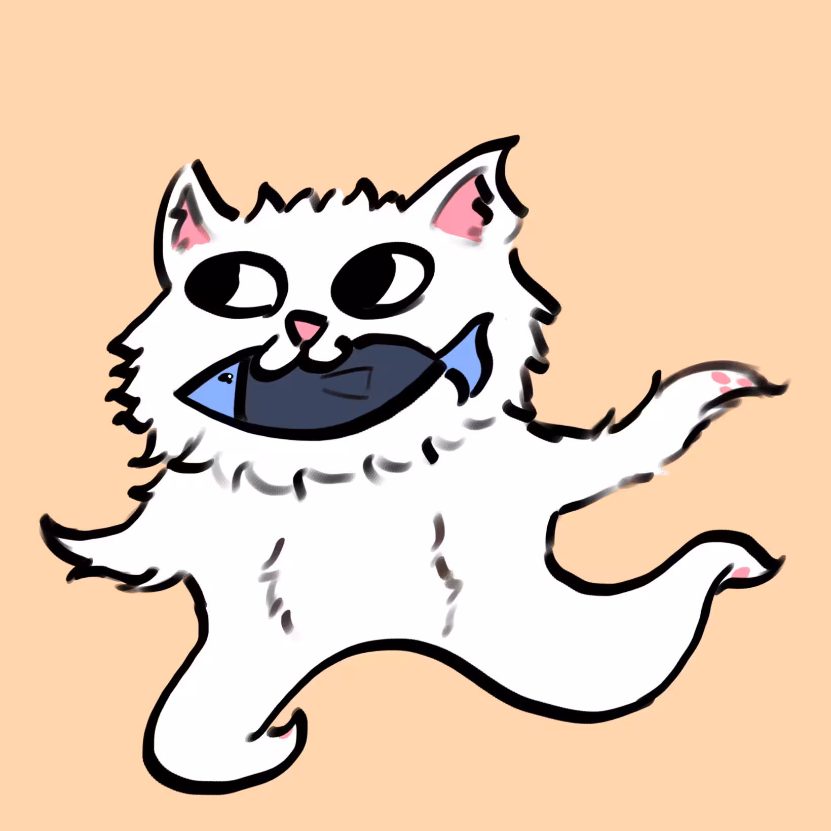 A thief cat