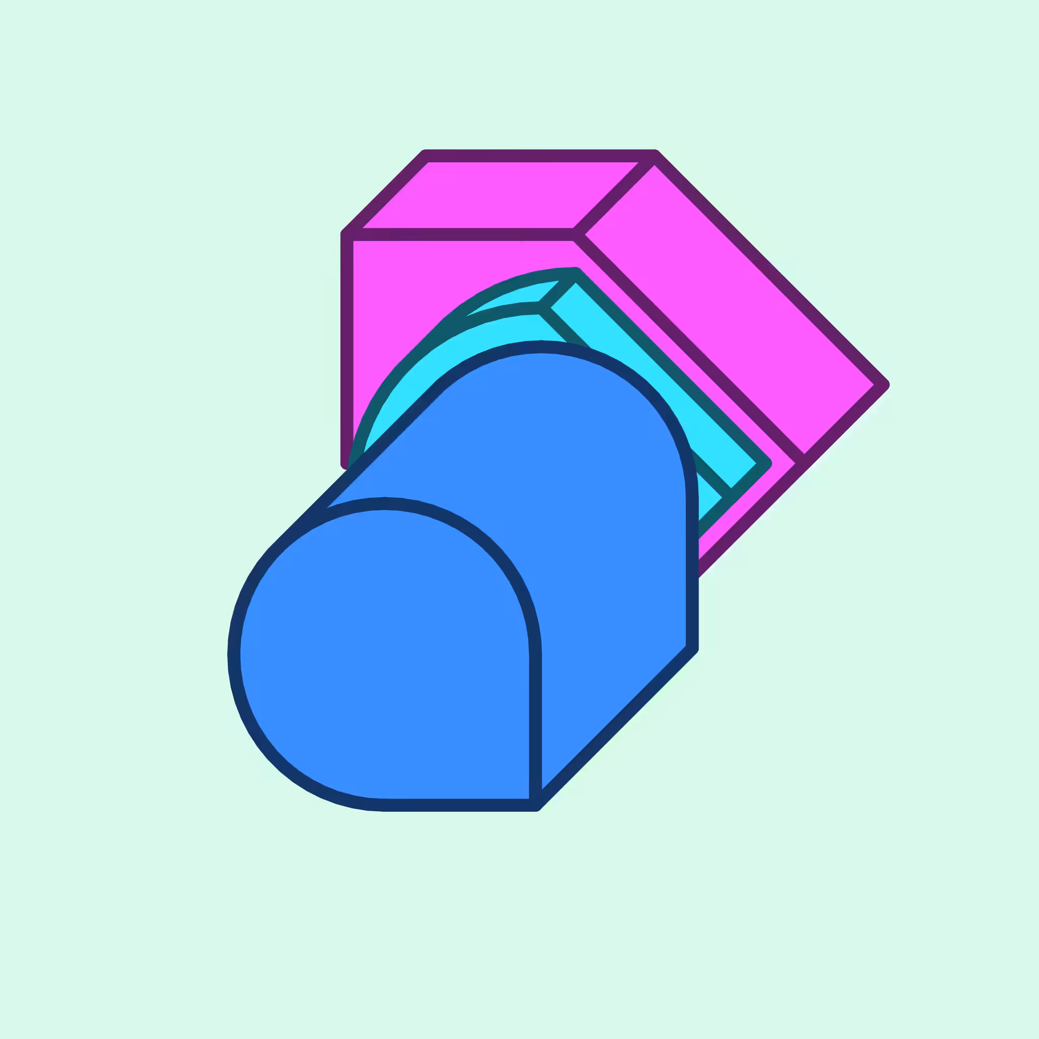 Calm shapes #1188
