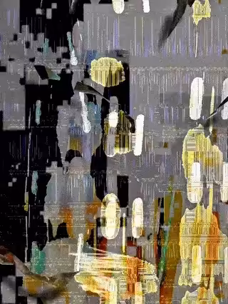 “Where Fractures Fold and Light Breathes: The Abstract Pulse of All Things”