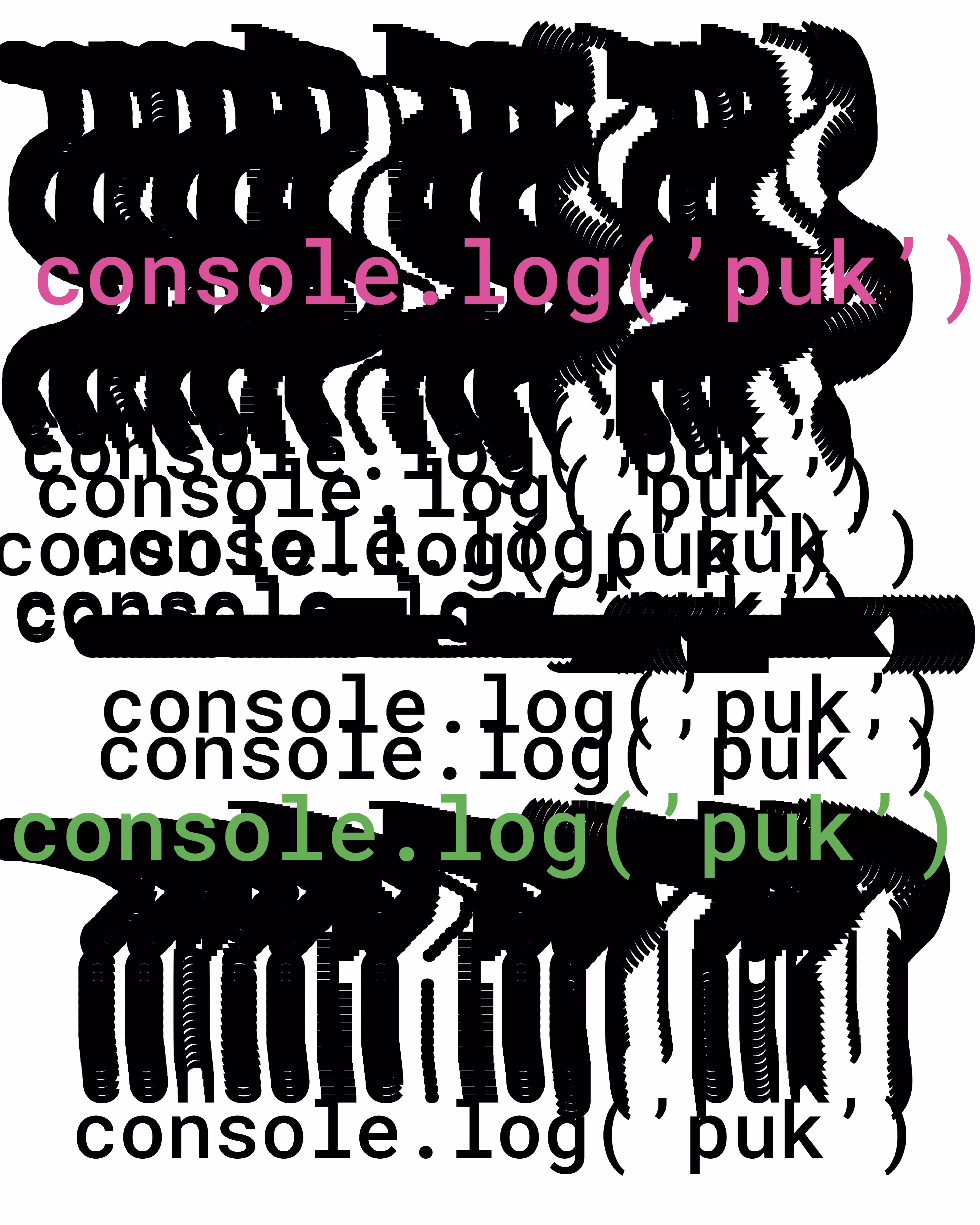 console.log('puk') #2