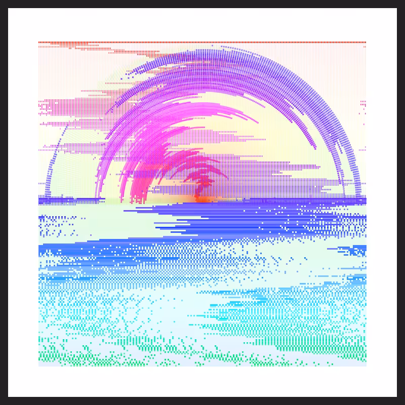 Glitch Acuarela #33