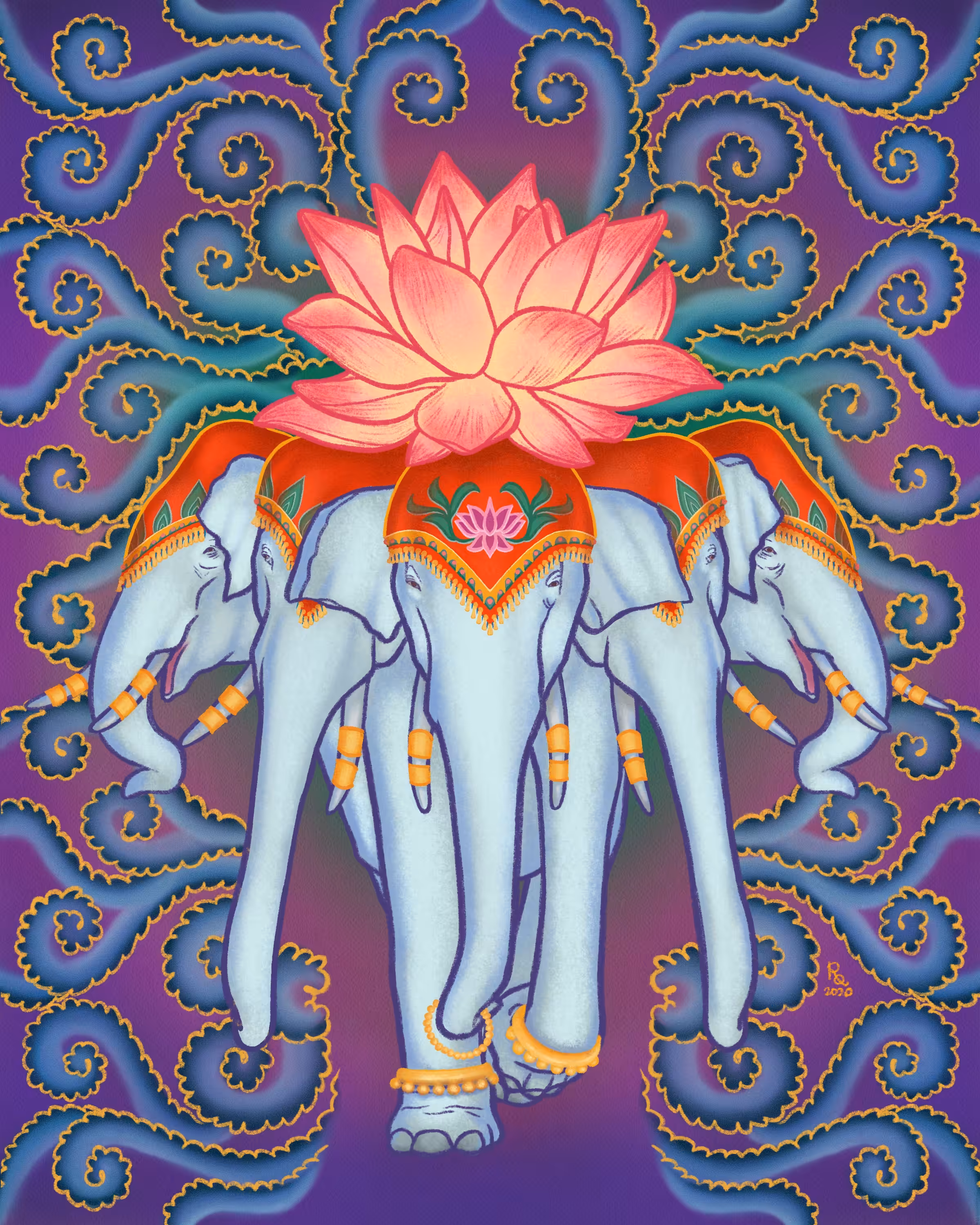 Airavata, the King of the Elephants