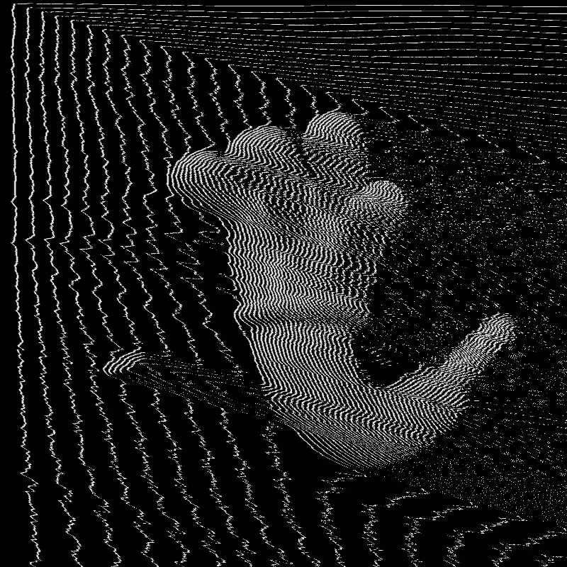 Mrs. Potato head's hand trying to catch a rice.