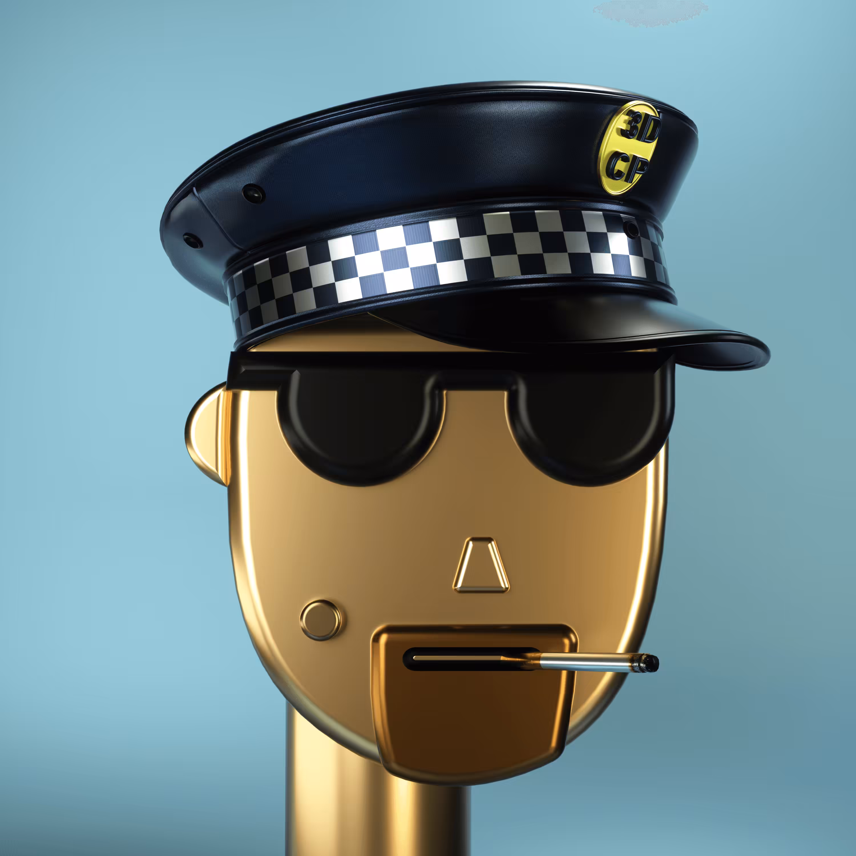 3D Chrome Punk #0935