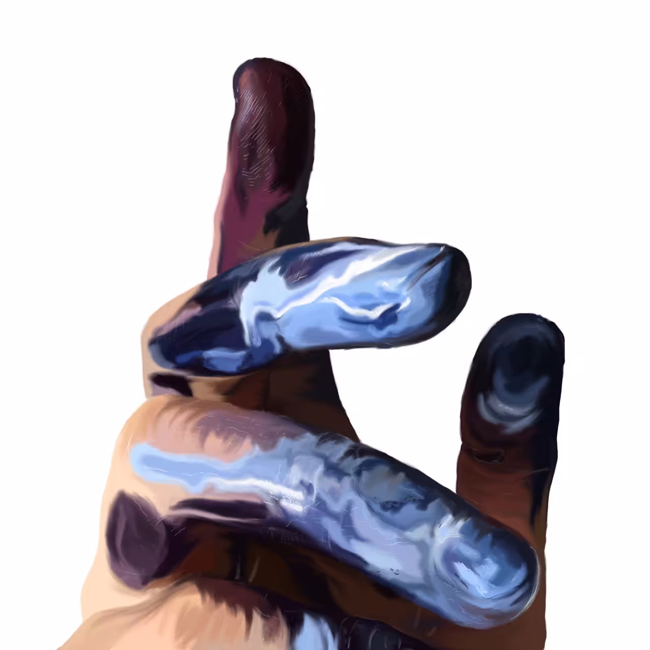 Ink hands