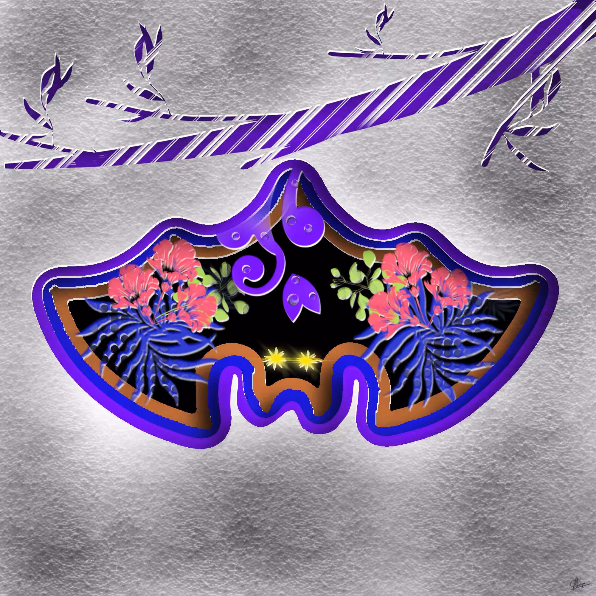 Halloween Upside down Bat