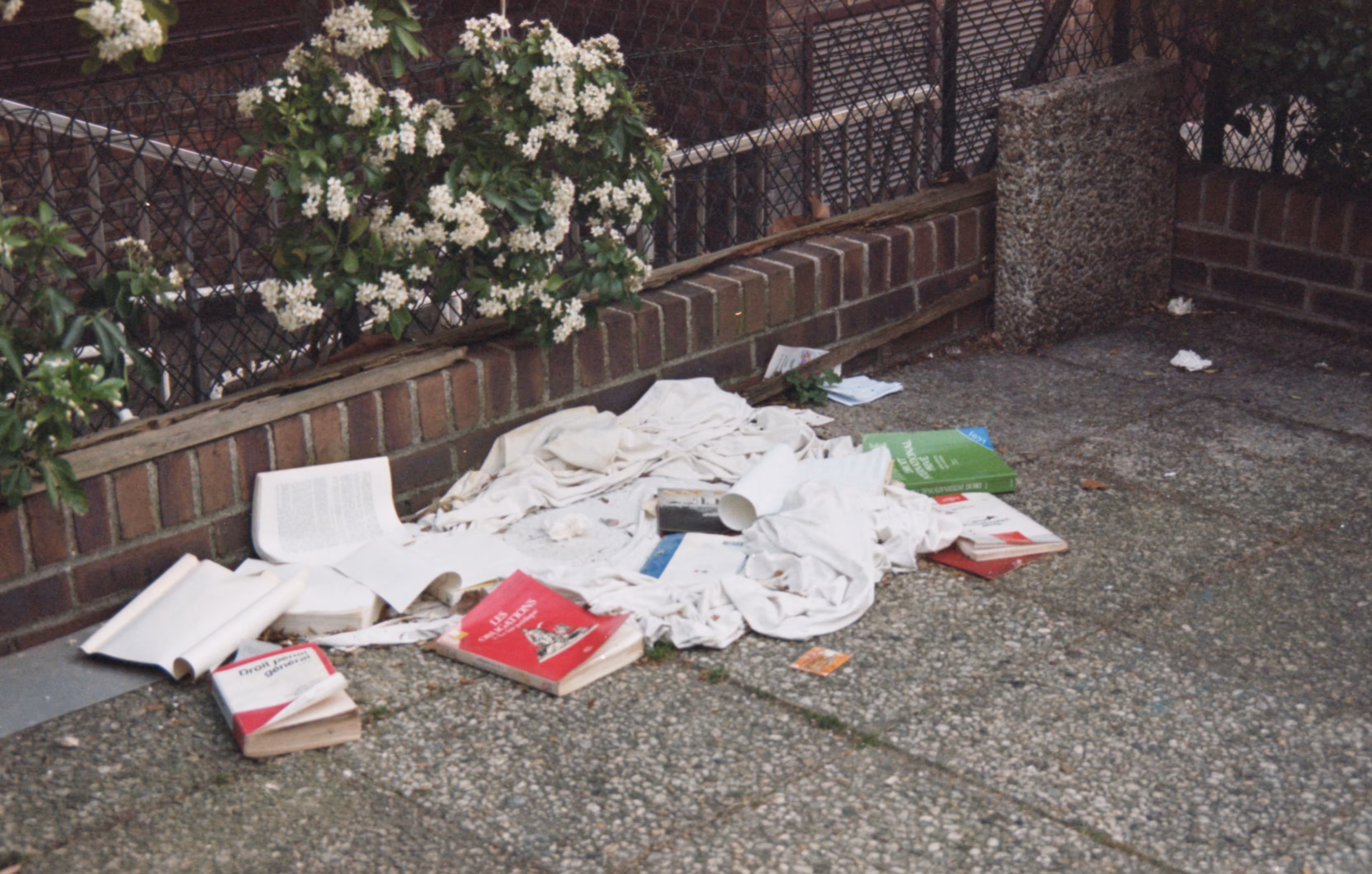 Paris Film Photography: livres abandonnés