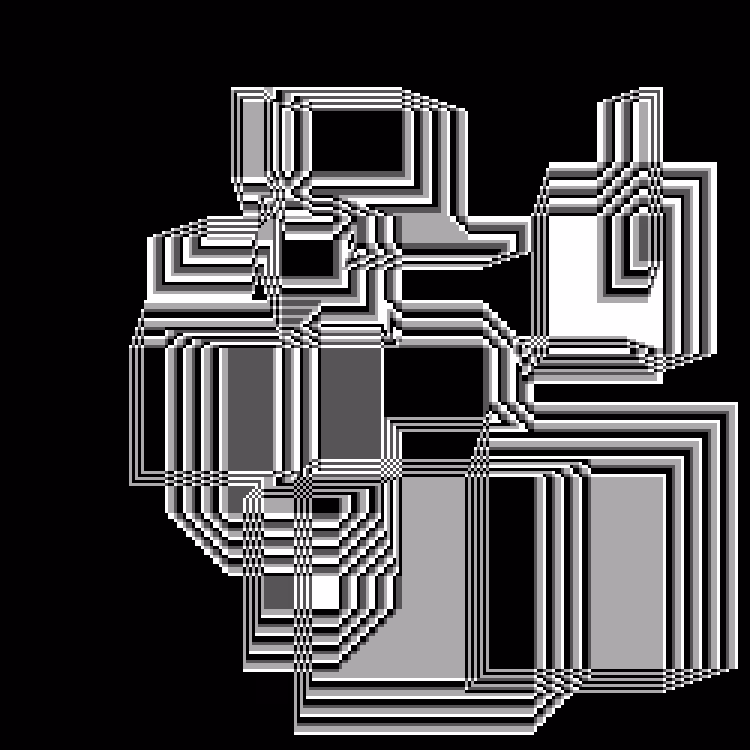 Superimposed Rectangles #72