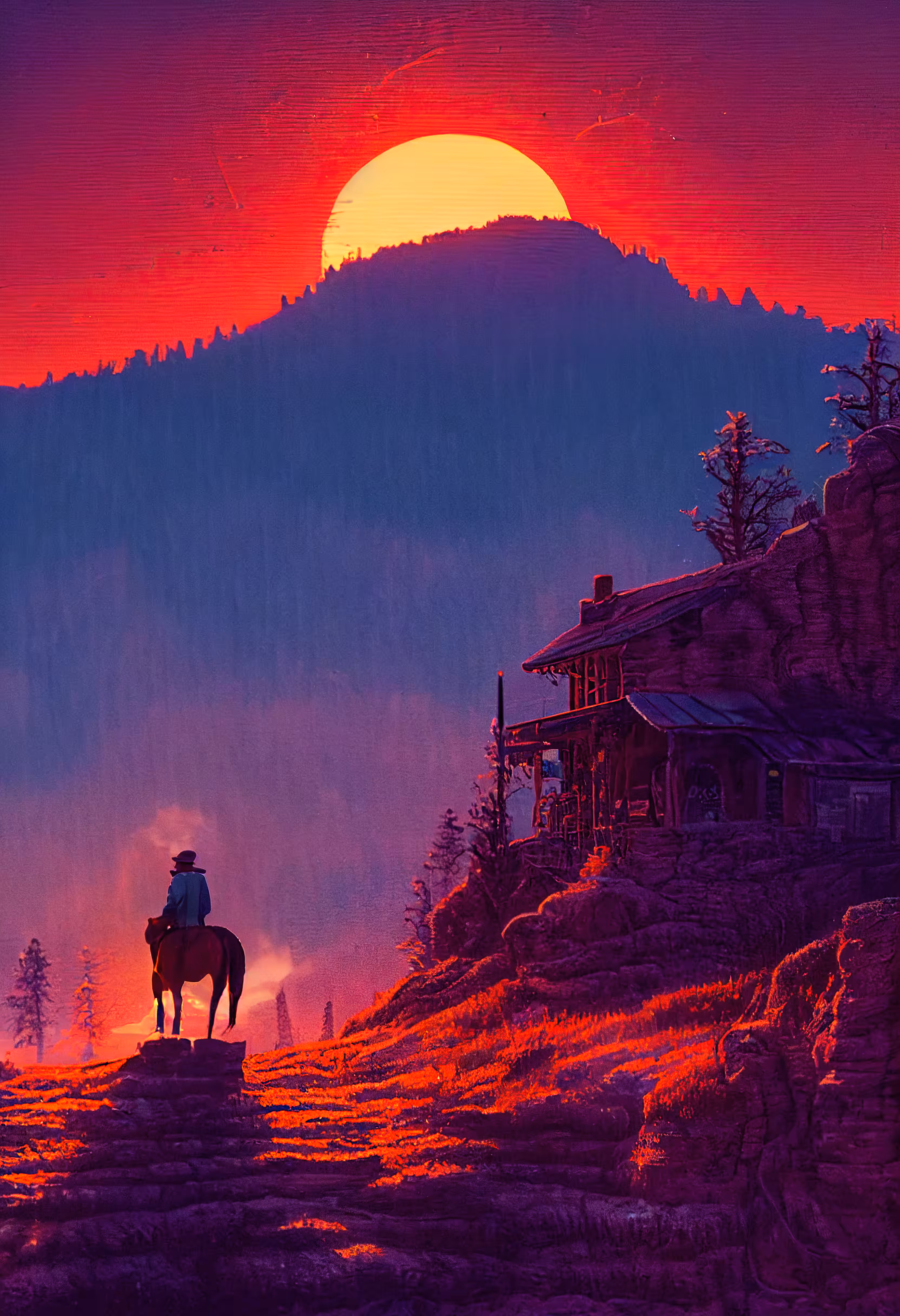 Red Dawn in Cheyenne, Wyoming
