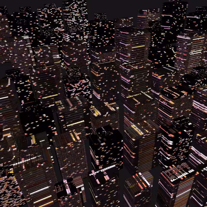 Night city glow #95