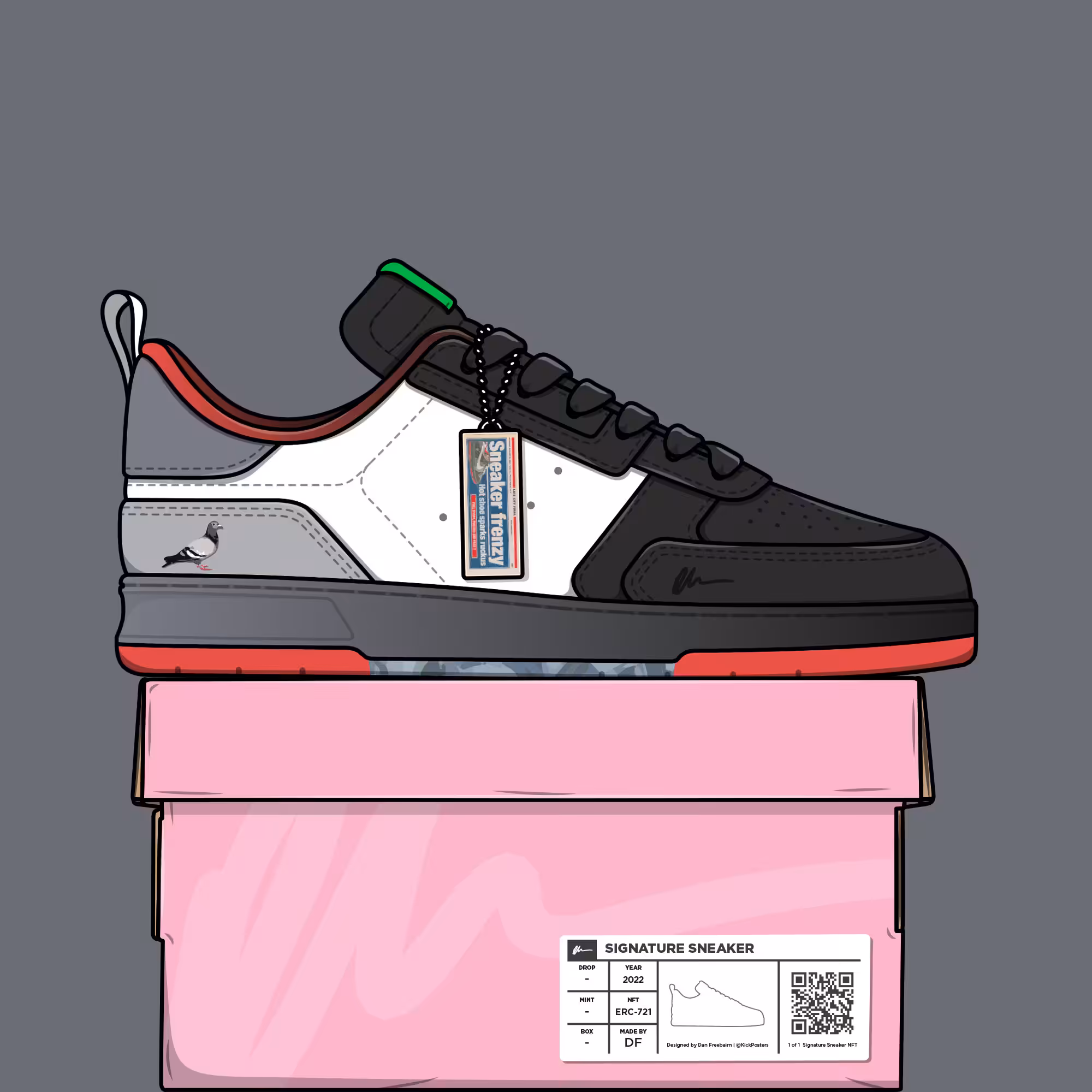 Signature Sneaker ‘Triple Pigeon'