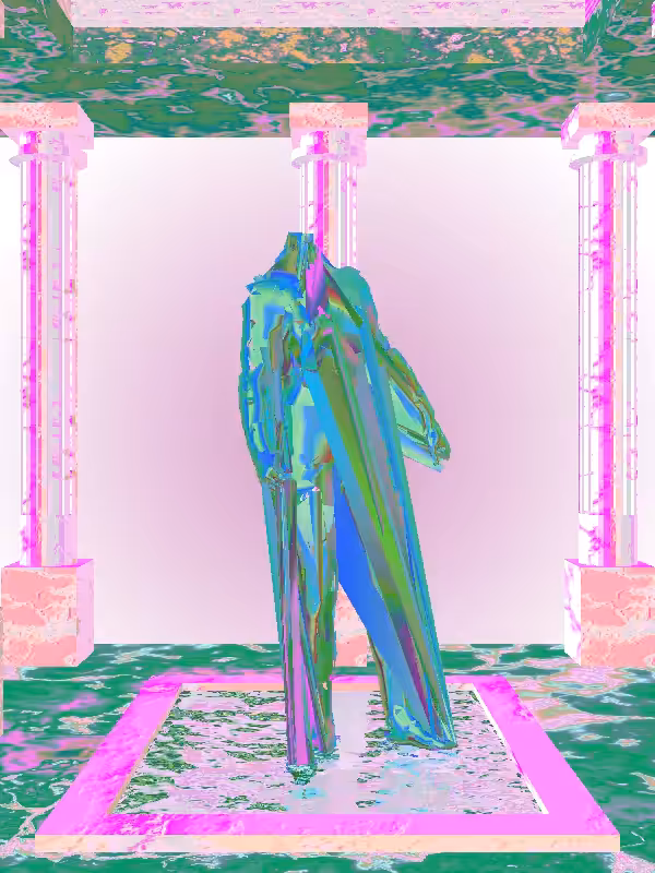 HeavenComputer: The Drunk Aqua Green Woman #135