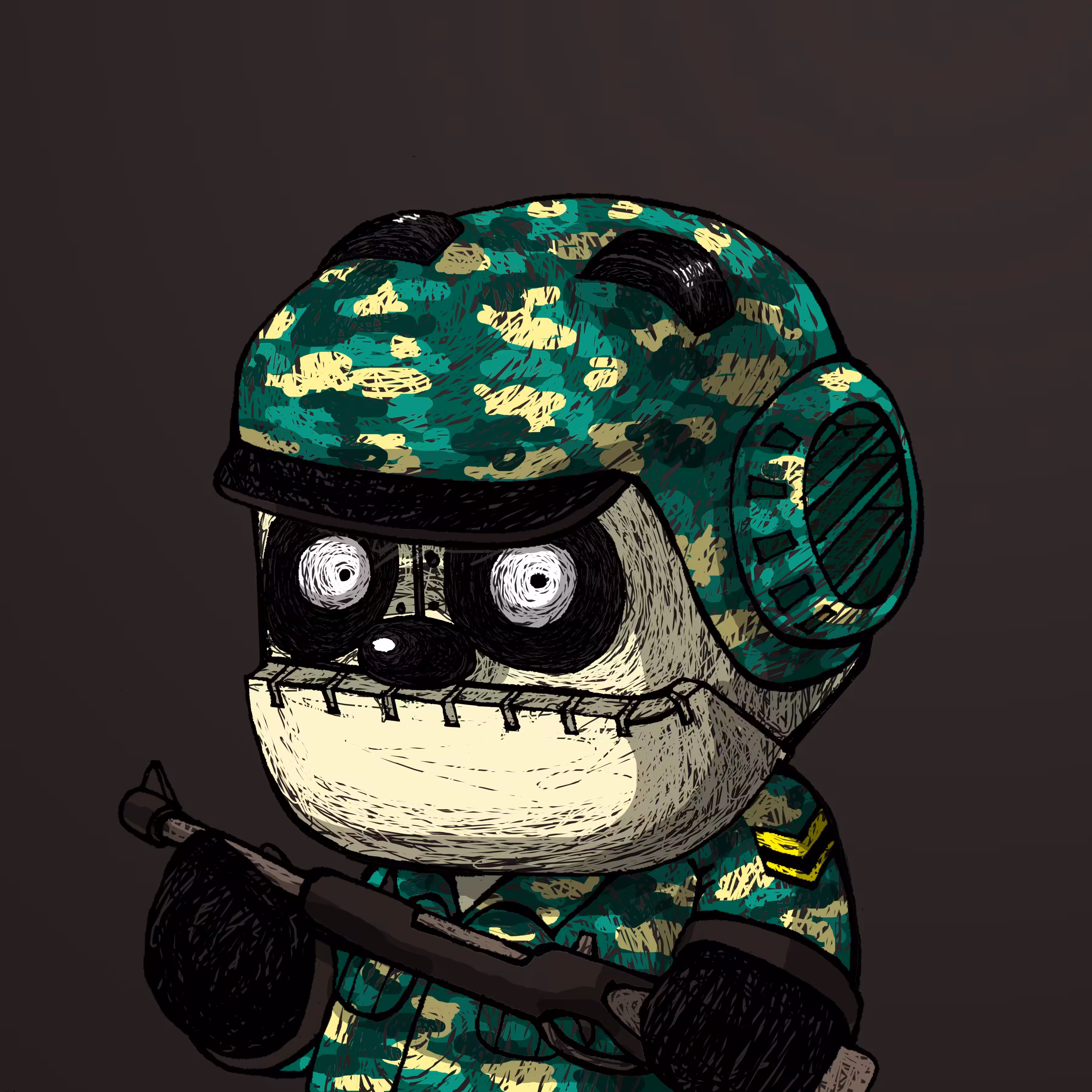 papado in military uniform