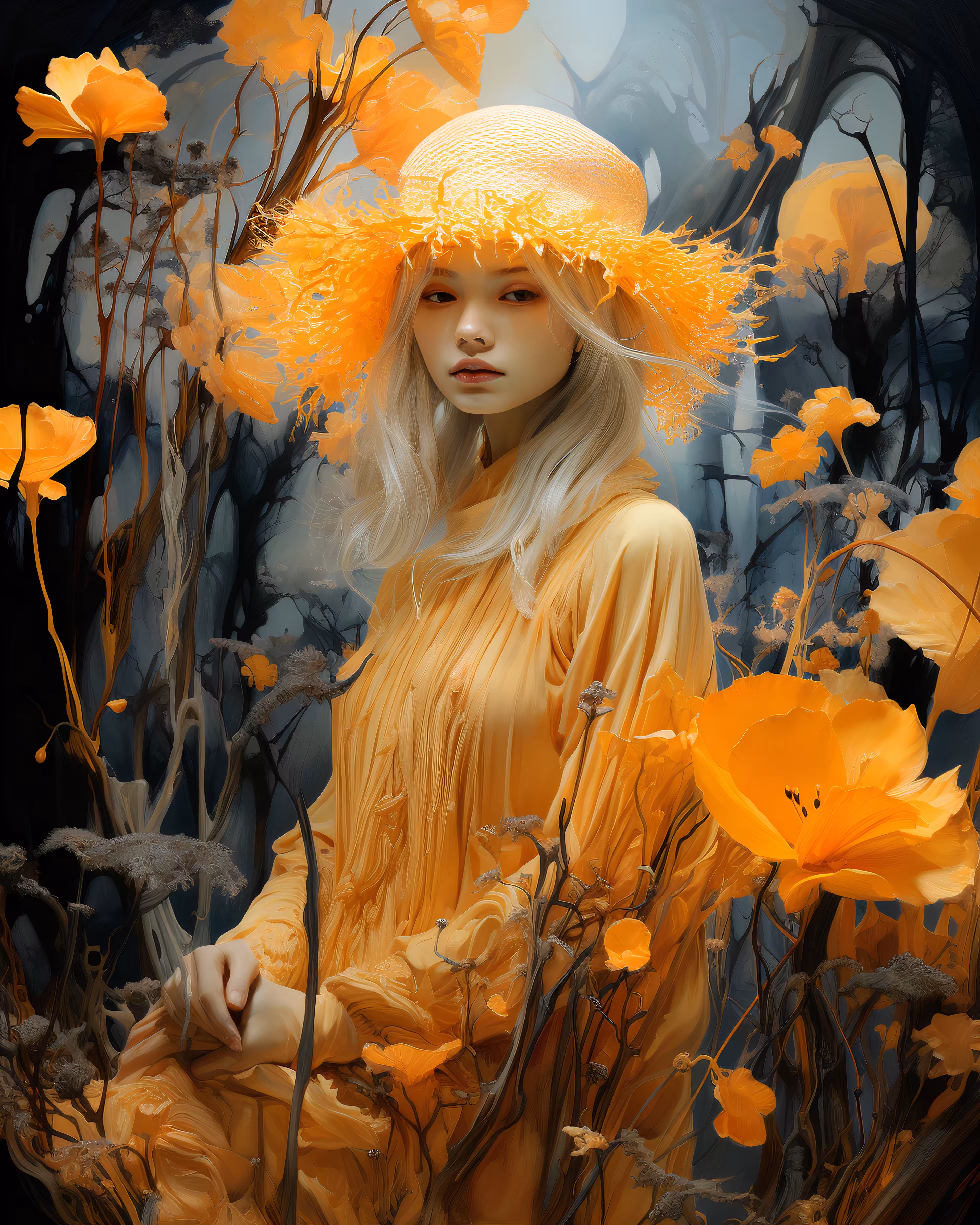 Mysterious Lady. Fantasy #004