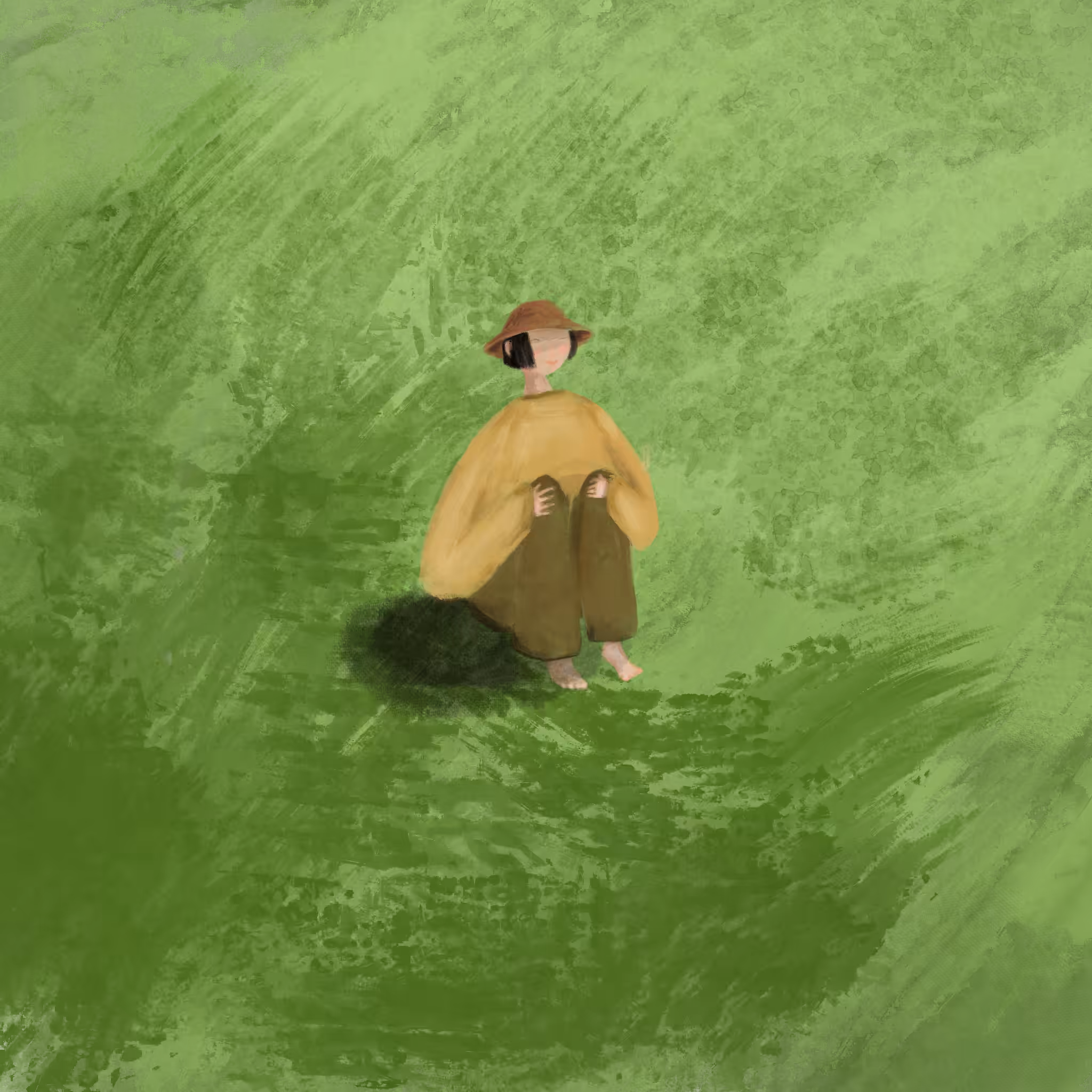 Grass and Bees