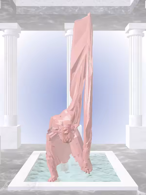 HeavenComputer: The Fragmented Crawling Sealwax Red Man #6931
