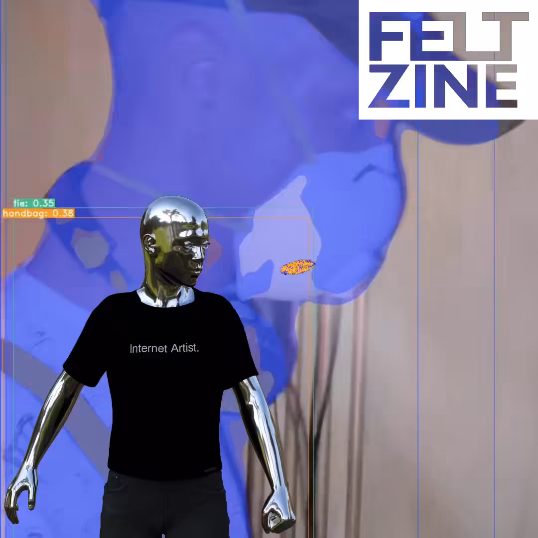 Canvas #429: motion tracker. — internet artist. — flowers. — white box logo. — dreamscape