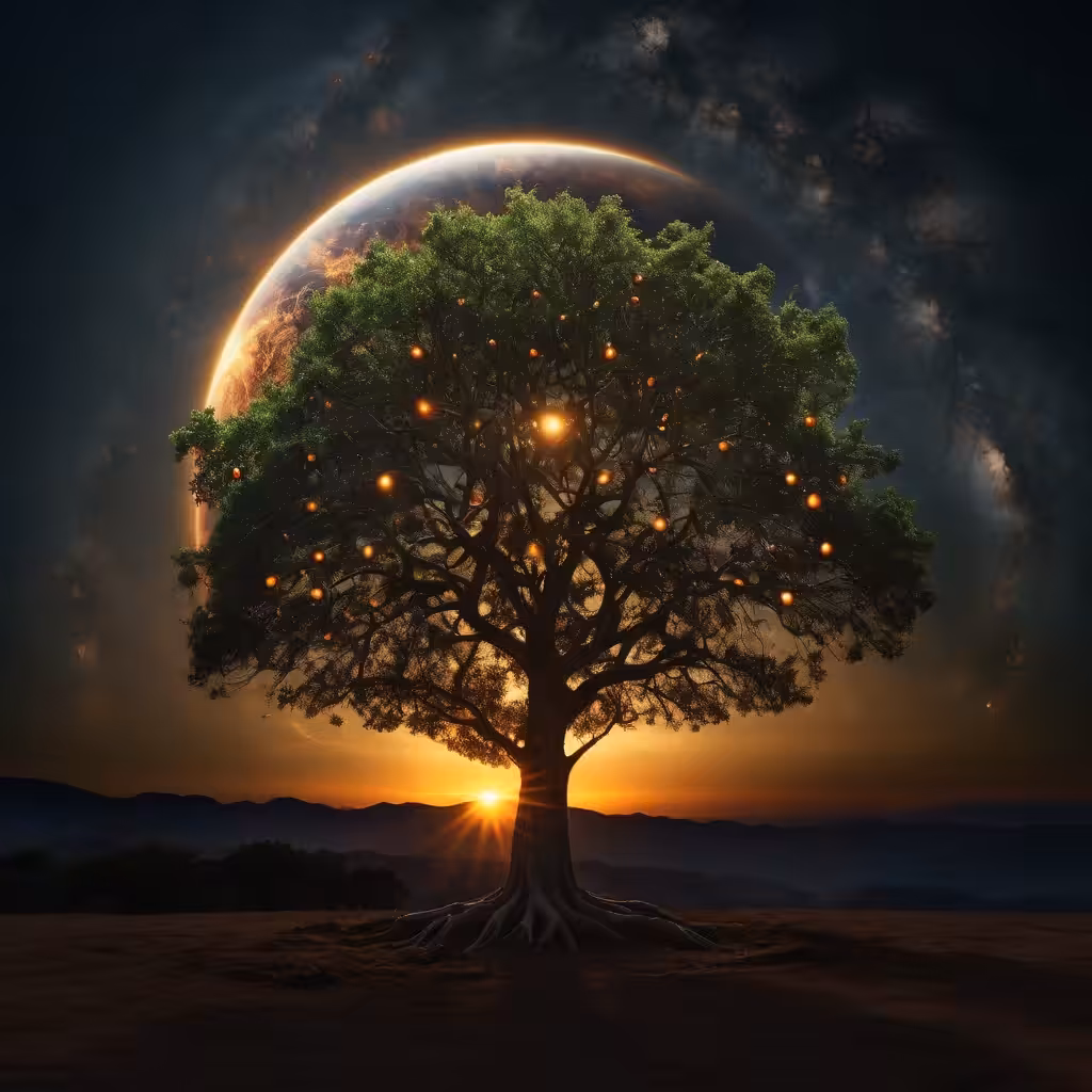 Celestial Visions: "The Cosmic Tree of Life"
