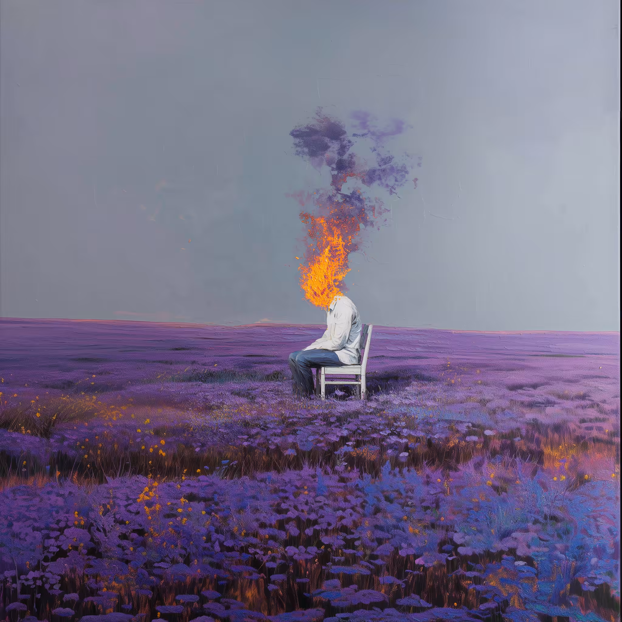 the lilacs listened to my troubles.