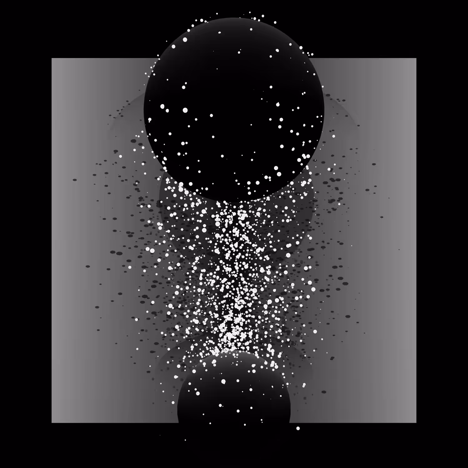 A_particular_exchange. The_foreground.