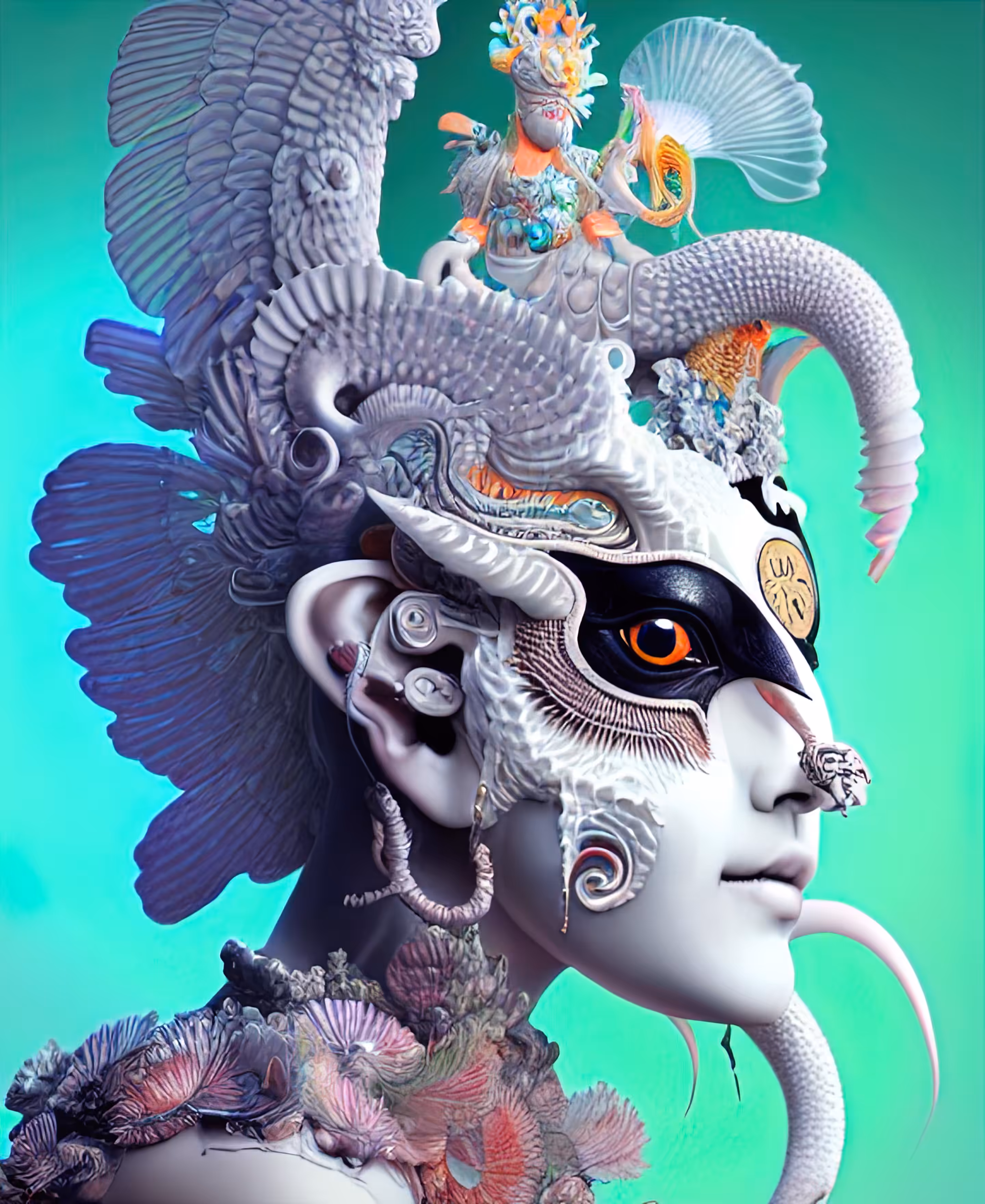 Porcelain beauty mask